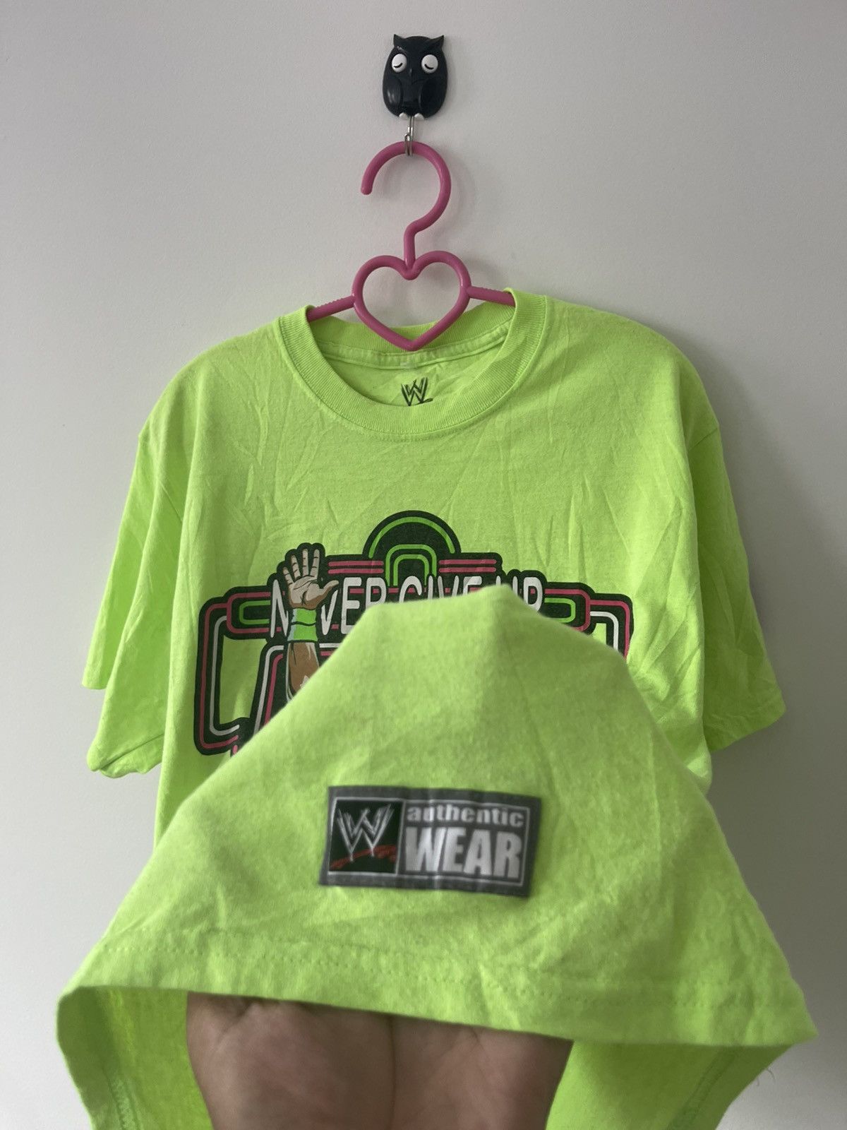 WWE Rare JOHN CENA Never Give Up HLR U Cant See Me 2012 Tee Size US M / EU 48-50 / 2 - 3 Thumbnail