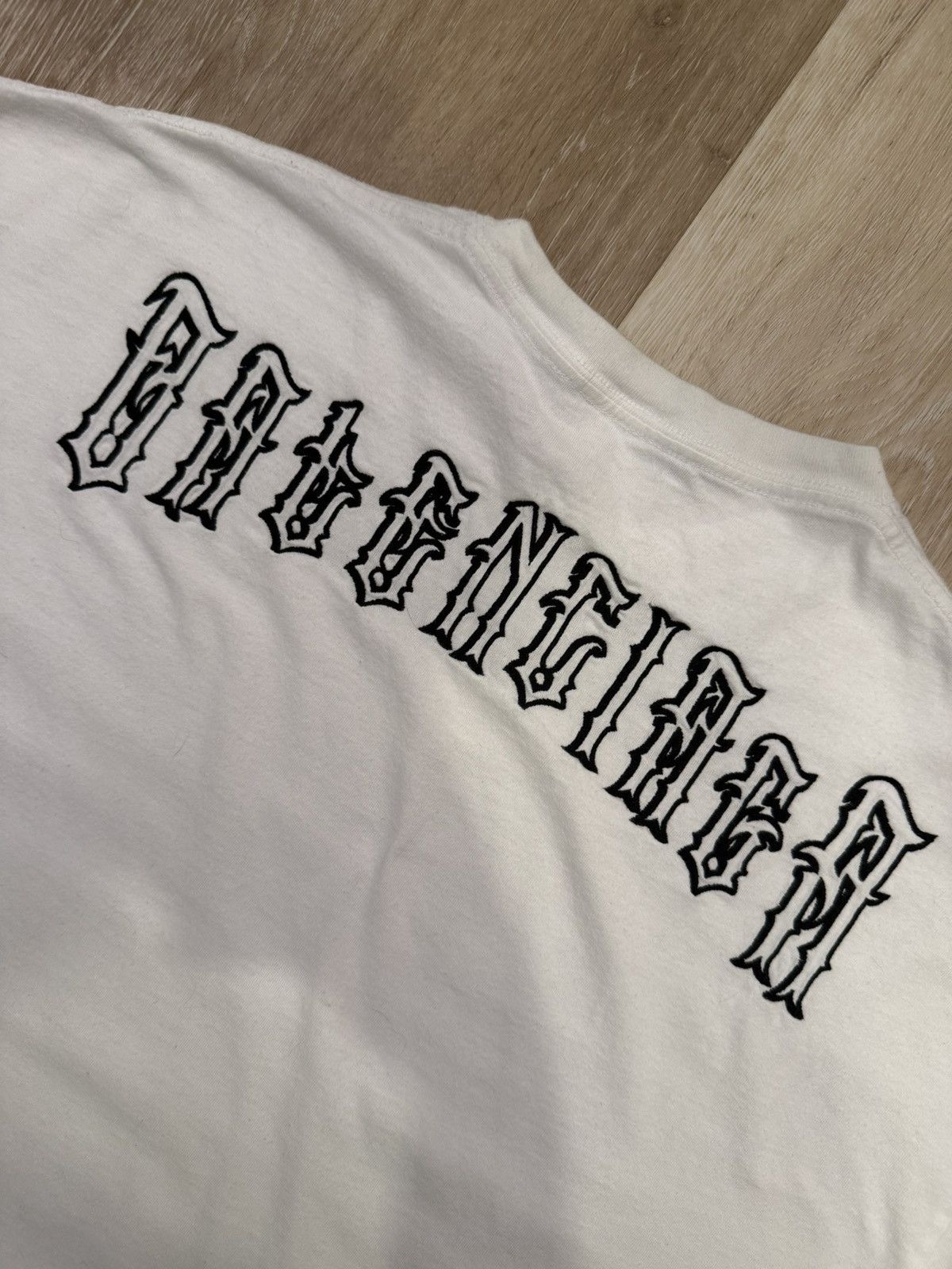 Balenciaga BALENCIAGA GOTHIC TATTOO T-SHIRT Size US M / EU 48-50 / 2 - 3 Thumbnail