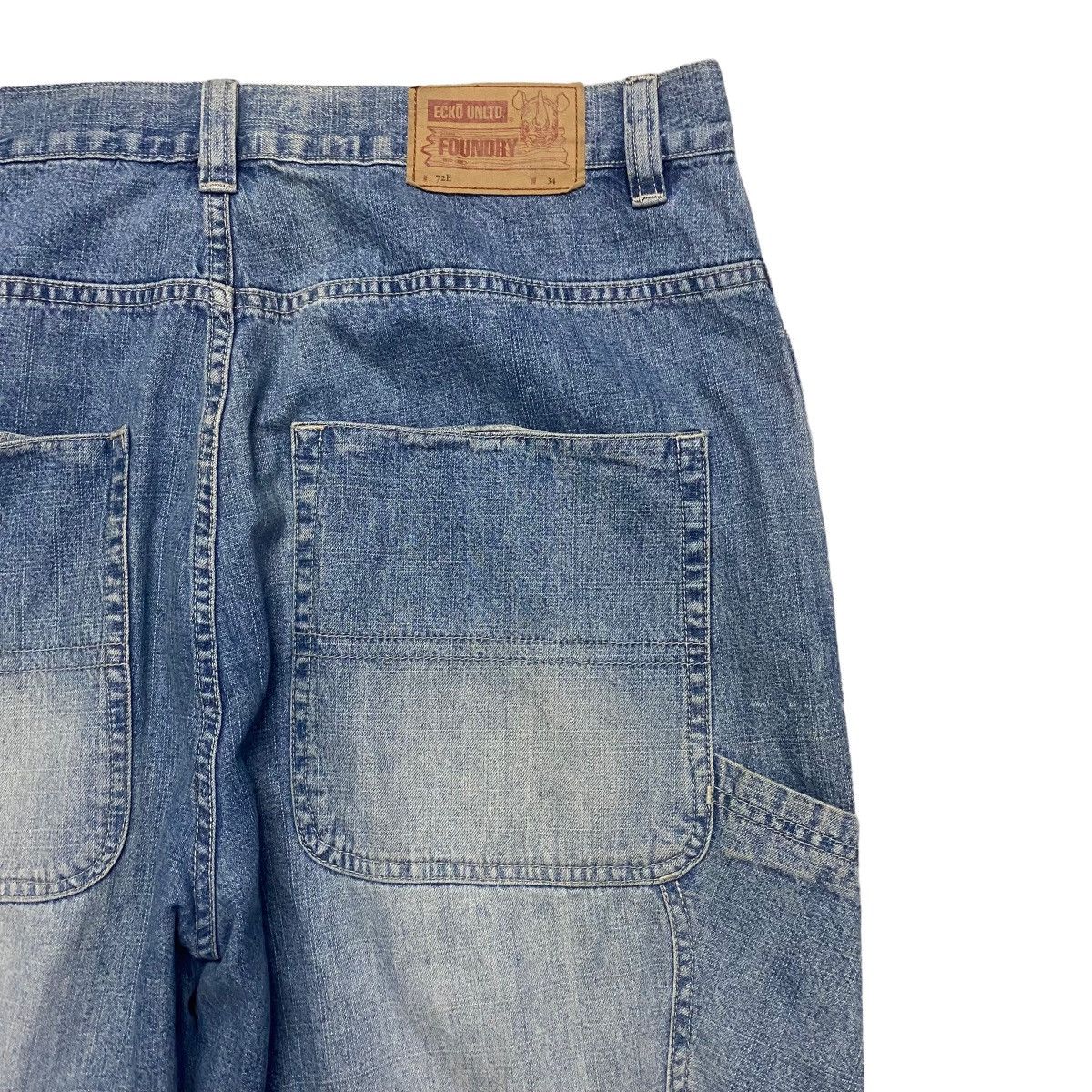 Ecko Unltd. Vintage Ecko Unltd Denim Carpenter Baggy Pants Size US 34 / EU 50 - 11 Thumbnail