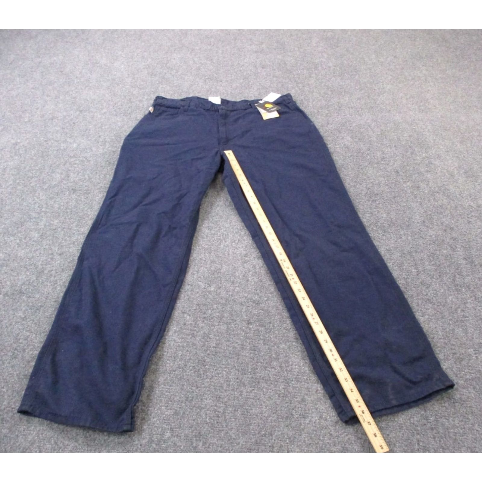 Carhartt Carhartt Pants Mens 42 X 34 Blue Original Fit Cat 2 Flame Resistant Jeans NEW Size US 42 / EU 58 - 3 Thumbnail