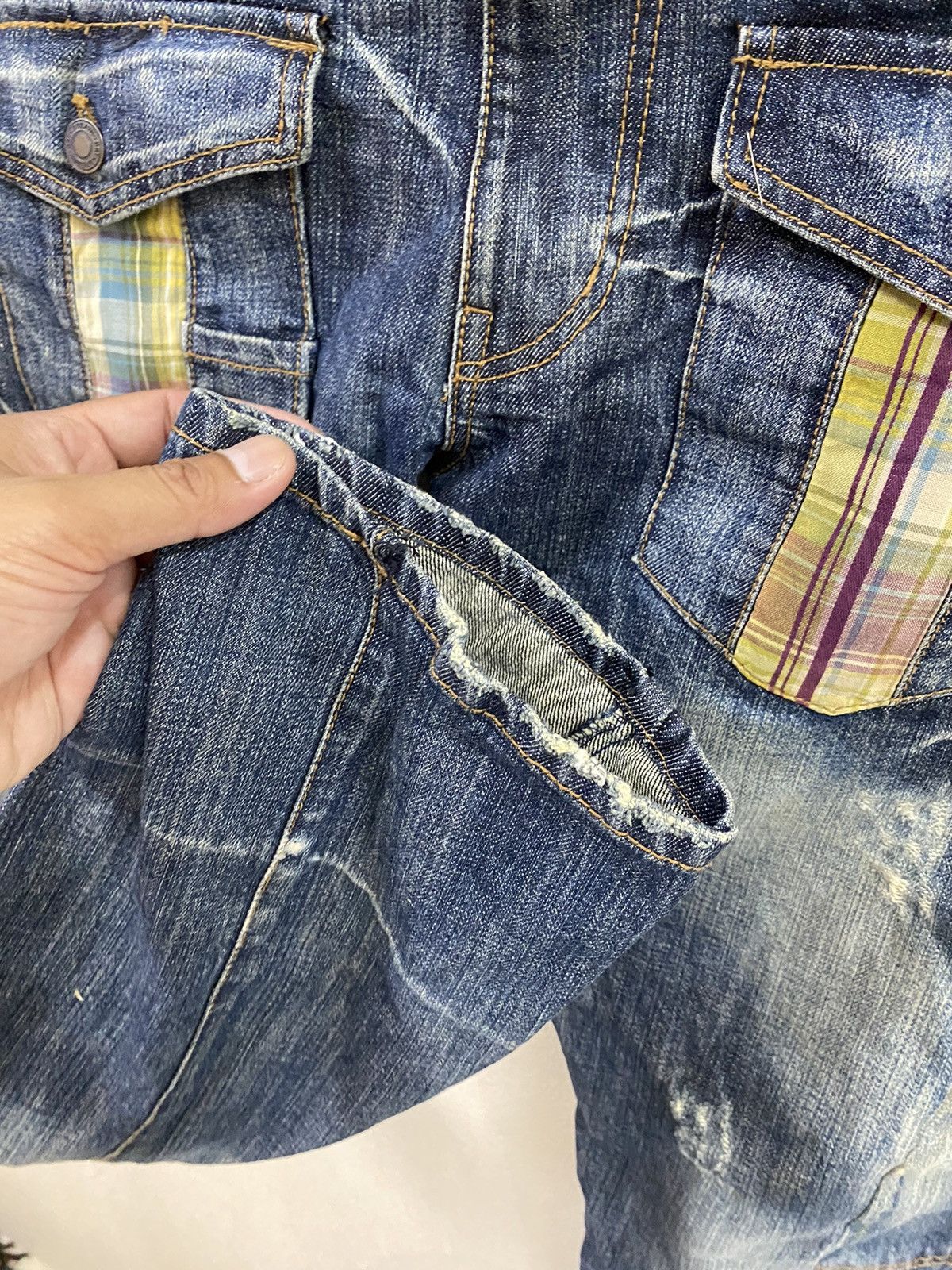Japanese Brand Vtg Breathmint Denim Double Waist Multi Pocket Size US 34 / EU 50 - 10 Thumbnail