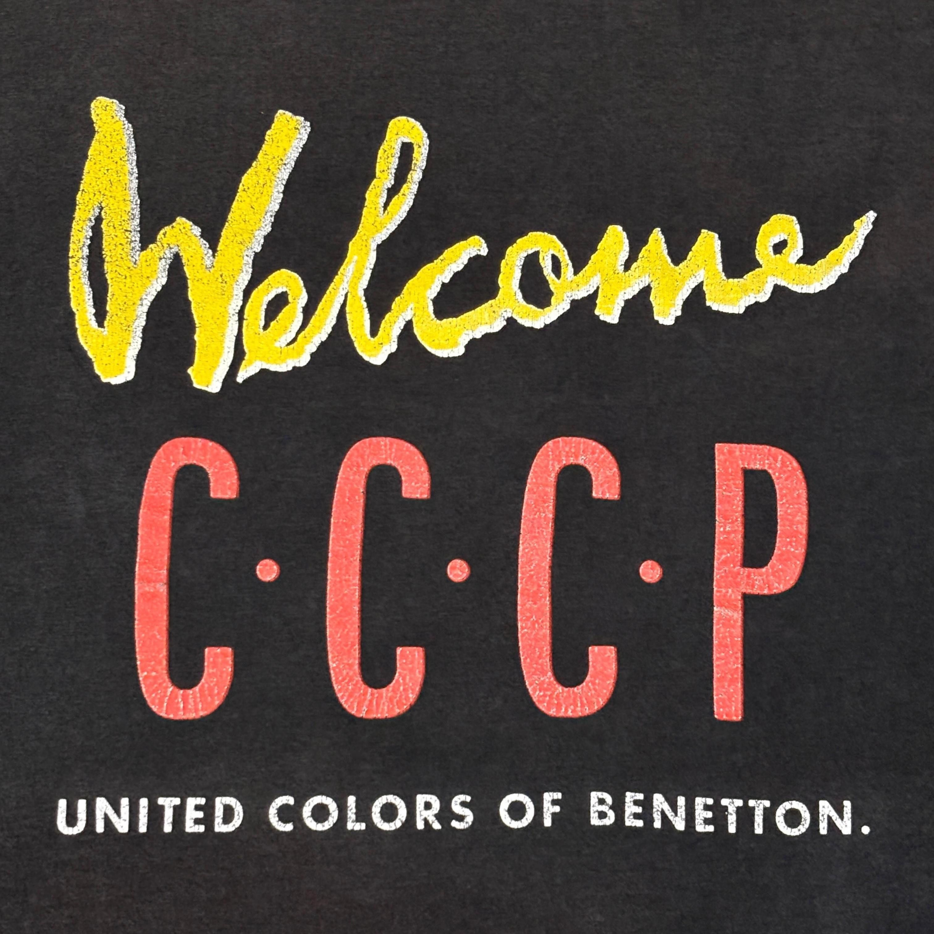 United Colors Of Benetton Early 90s USSR Welcome CCCP United Colors of Benetton Size US L / EU 52-54 / 3 - 3 Thumbnail