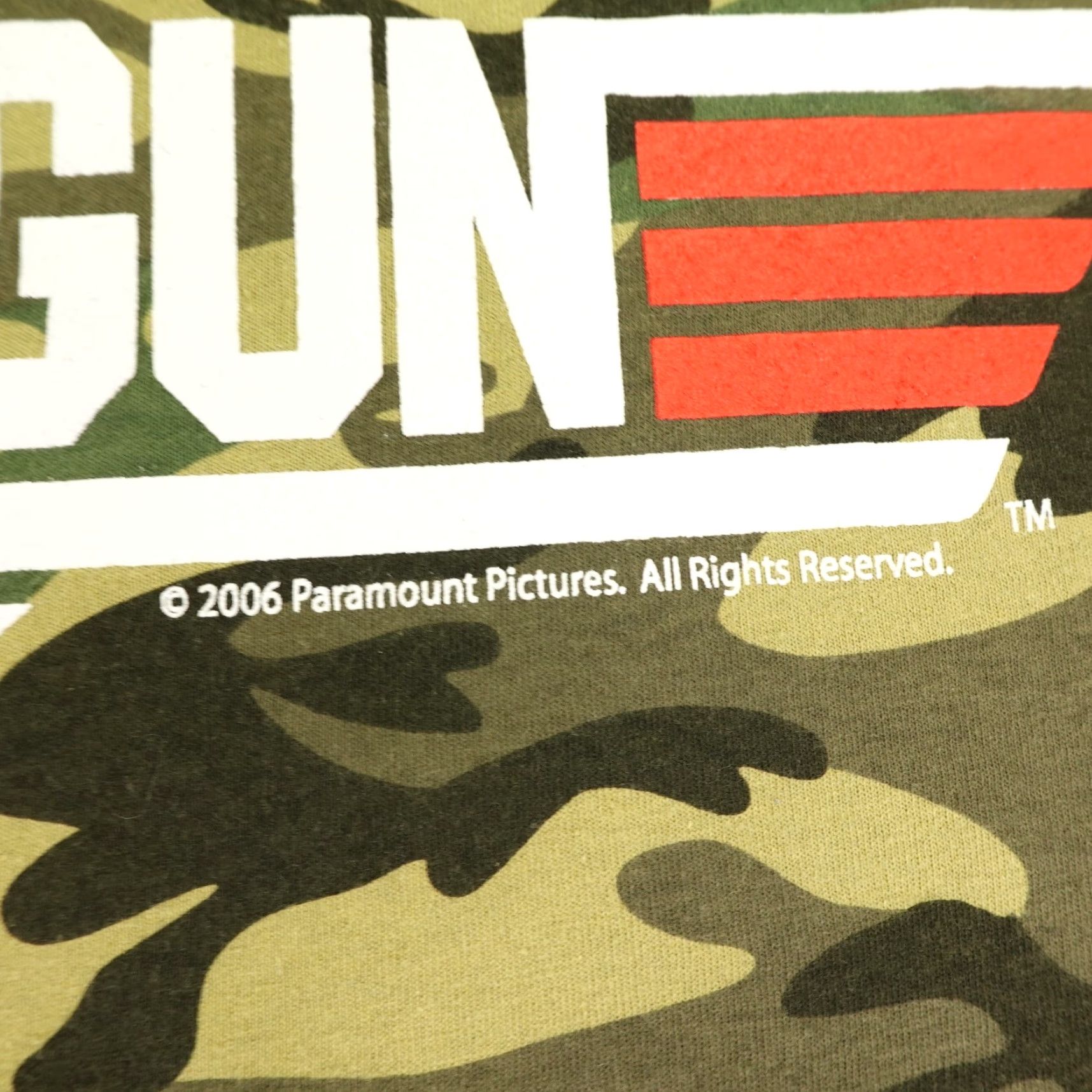 Vintage VINTAGE Top Gun Shirt Mens 2XL Green Camouflage Army Movie Tee Size US XXL / EU 58 / 5 - 4 Thumbnail