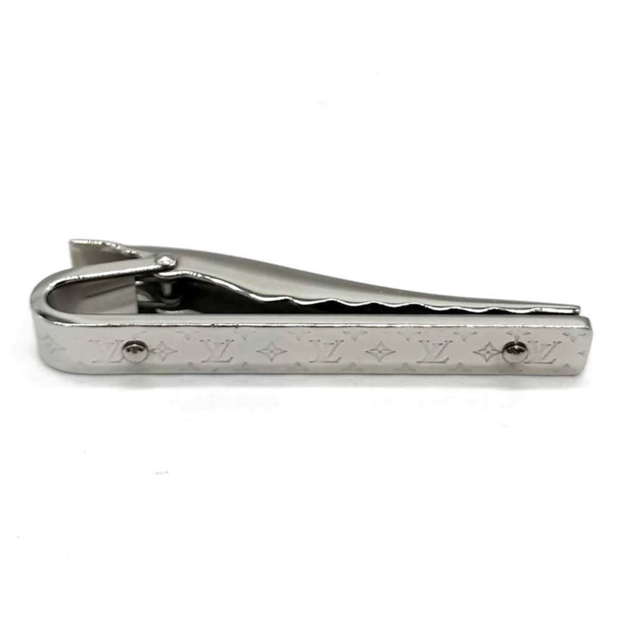 Louis Vuitton Louis Vuitton Monogram Bold Tie Clip, Silver Metal, M00703 Size ONE SIZE - 1 Thumbnail