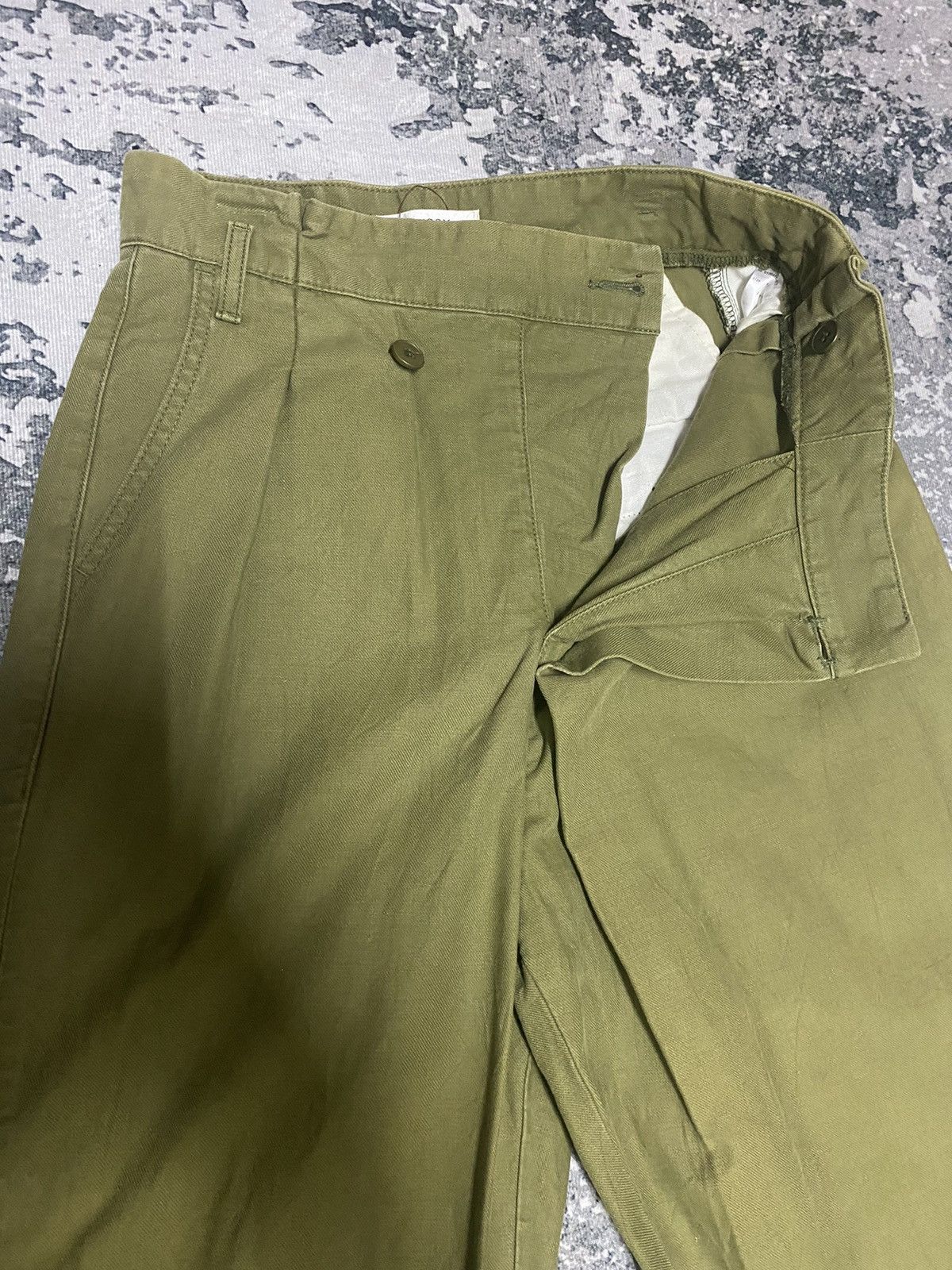 Designer × Japanese Brand Moussy Cotton Pants Size 28" / US 6 / IT 42 - 9 Thumbnail