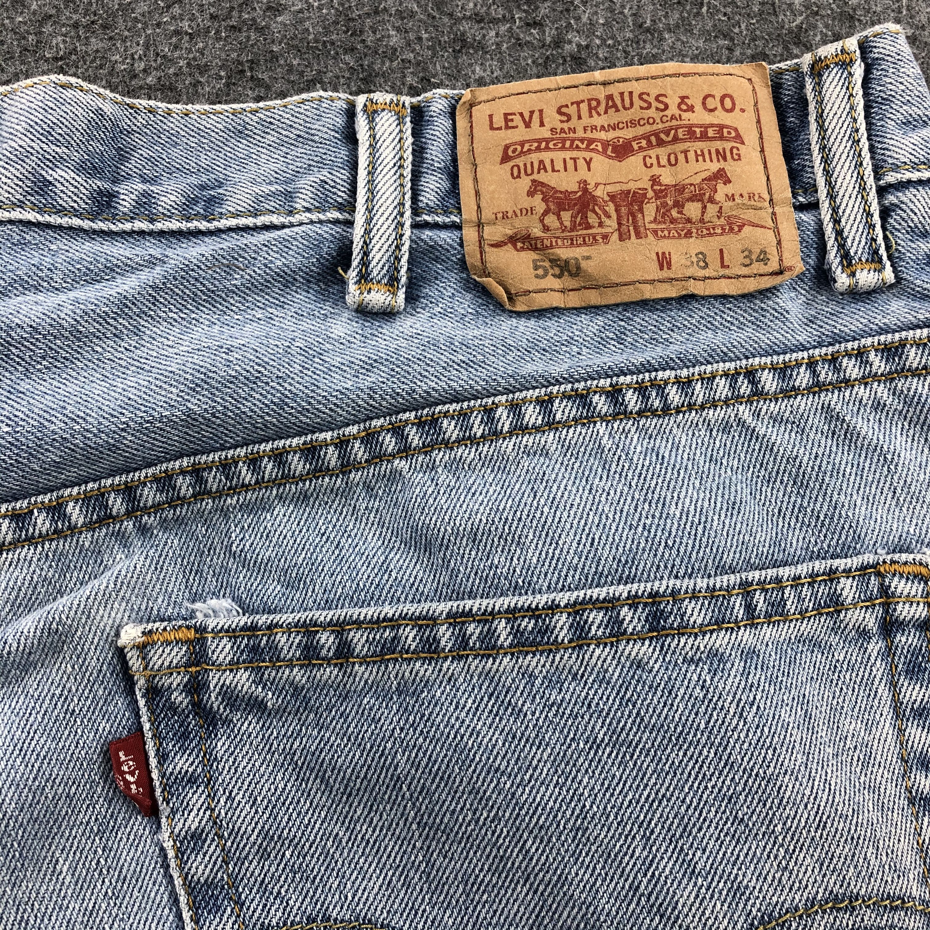 Levi's × Vintage Vintage Light Wash Levis 550 Jeans-JM1812 Size US 38 / EU 54 - 6 Thumbnail