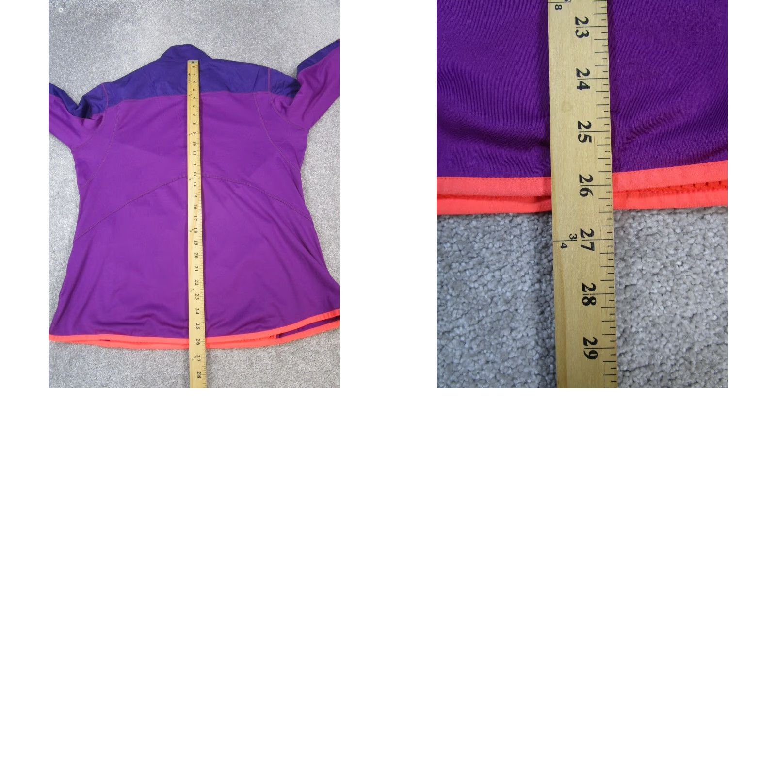 New Balance VINTAGE New Balance Jacket Womens XL Purple Orange Lightning Dry Full Zip Size XL / US 12-14 / IT 48-50 - 8 Thumbnail