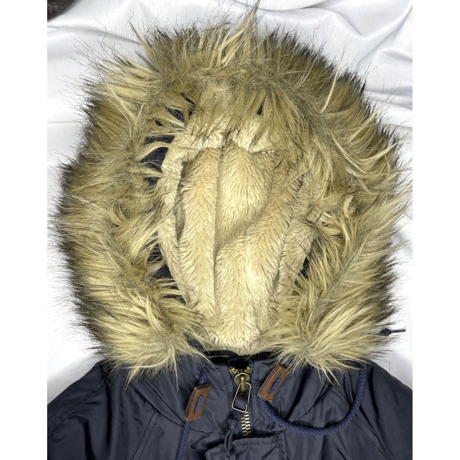 J.Crew J Crew N3B Military Parka Jacket Coat Mens Small Fur Navy Size US S / EU 44-46 / 1 - 5 Thumbnail