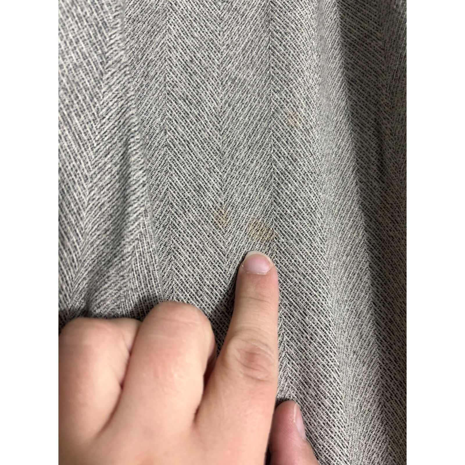 Vintage VINTAGE Pappagallo Beige Pants Womens Size 16 Herringbone Cotton Polyester 31x27 Size 38" / US 16 / IT 52 - 4 Thumbnail