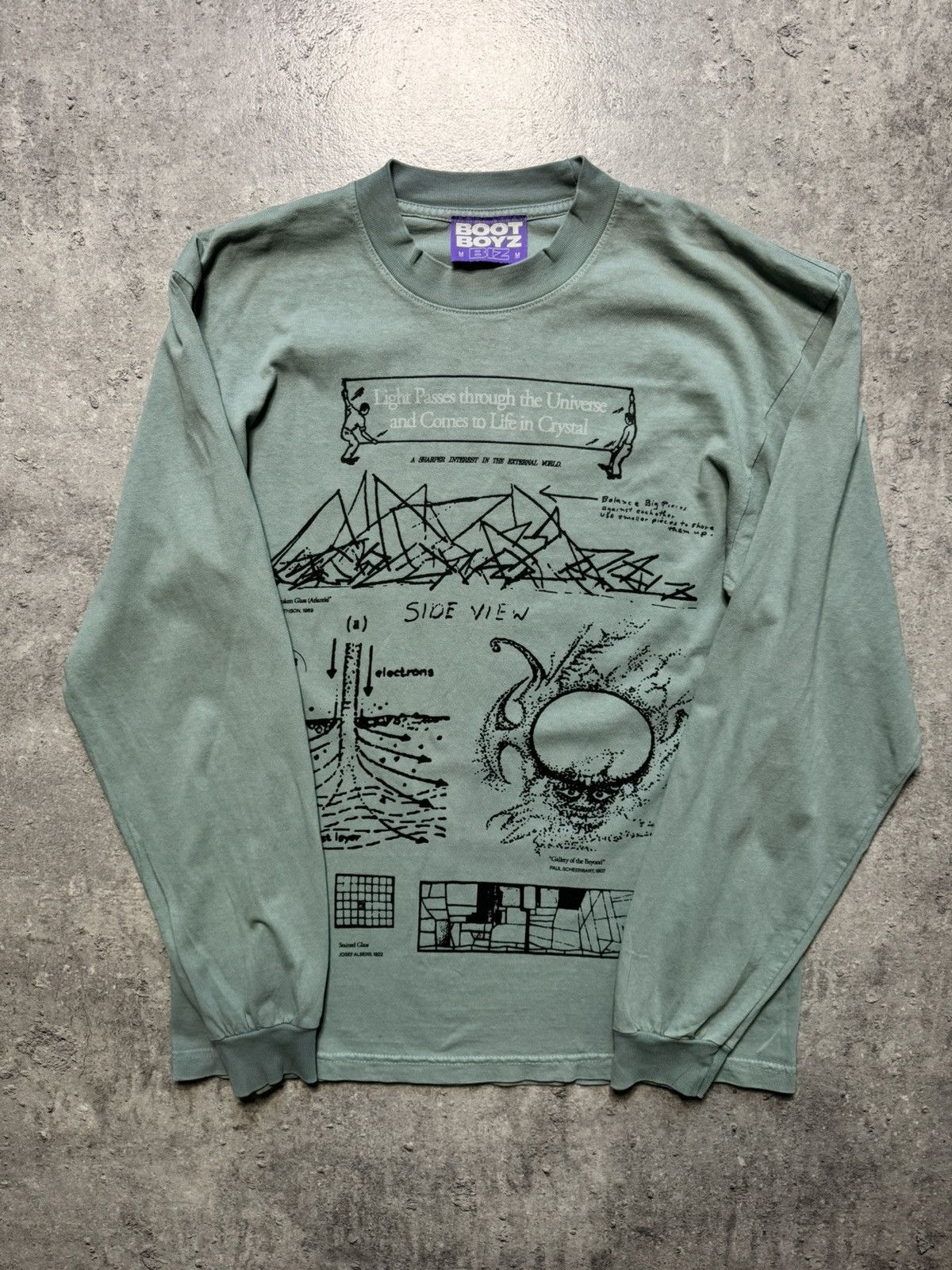 Boot Boyz Biz Boot Boyz Biz Glass Workshop Long Sleeve T-shirt Size US M / EU 48-50 / 2 - 2 Thumbnail