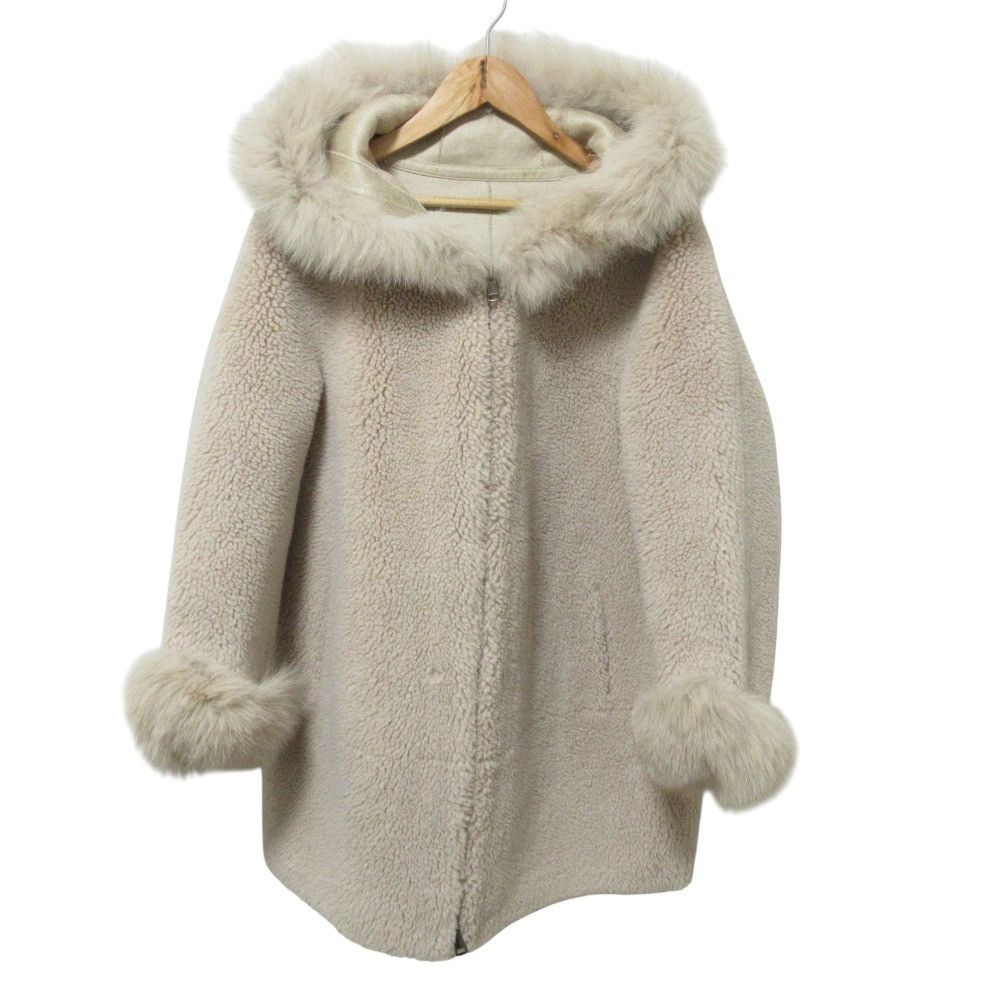 Other Other VLAB Fox Fur Fleece Coat Fur Outerwear DUTY FREE for USA Size ONE SIZE - 1 Thumbnail