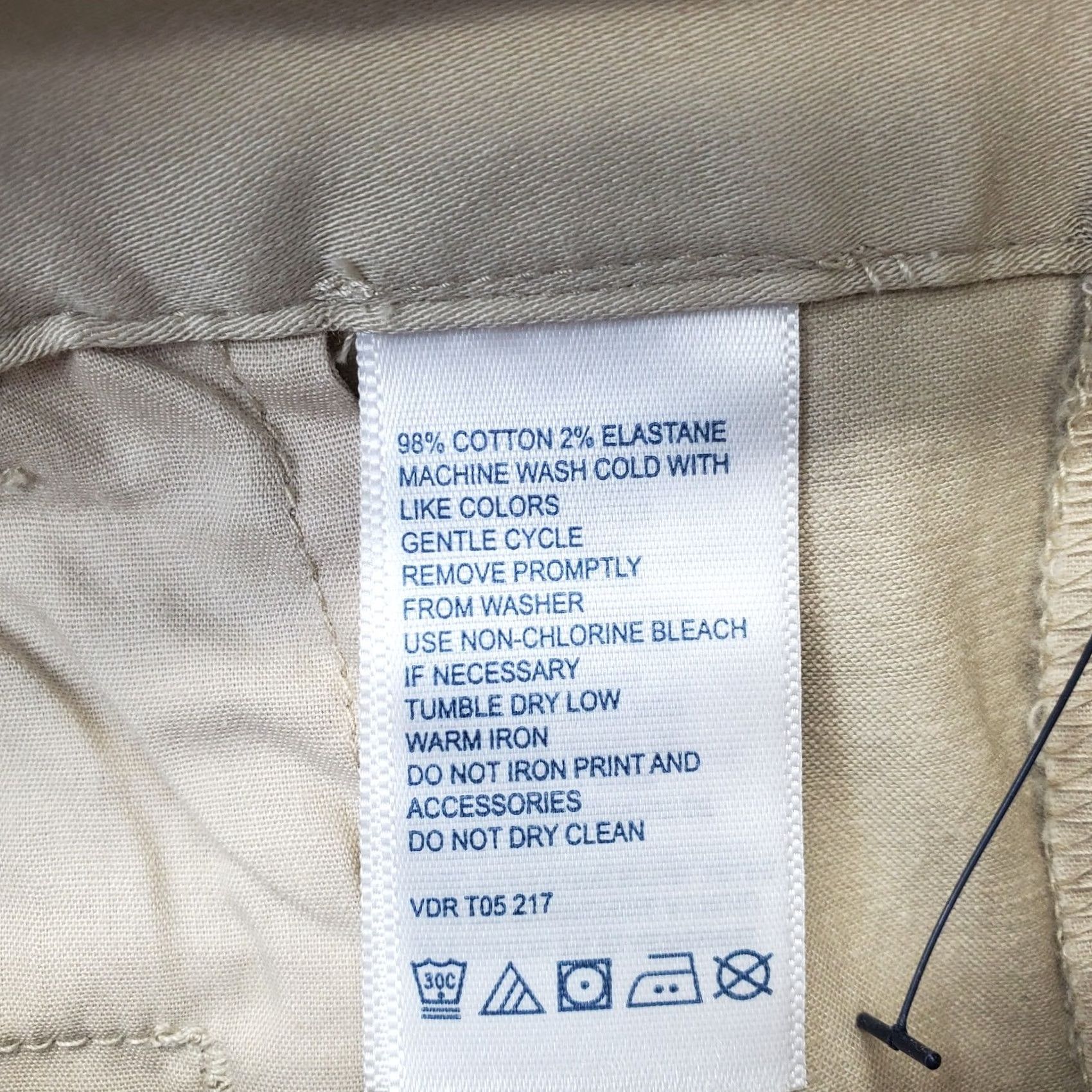 Nautica Nautica Pants Womens 0 Khaki Chino Straight Fit Ankle Length 28 Inseam Button Fly Capable Pockets Tan Casual Travel Homewear Mens Womens Size 25" / US 0 / IT 36 - 7 Thumbnail