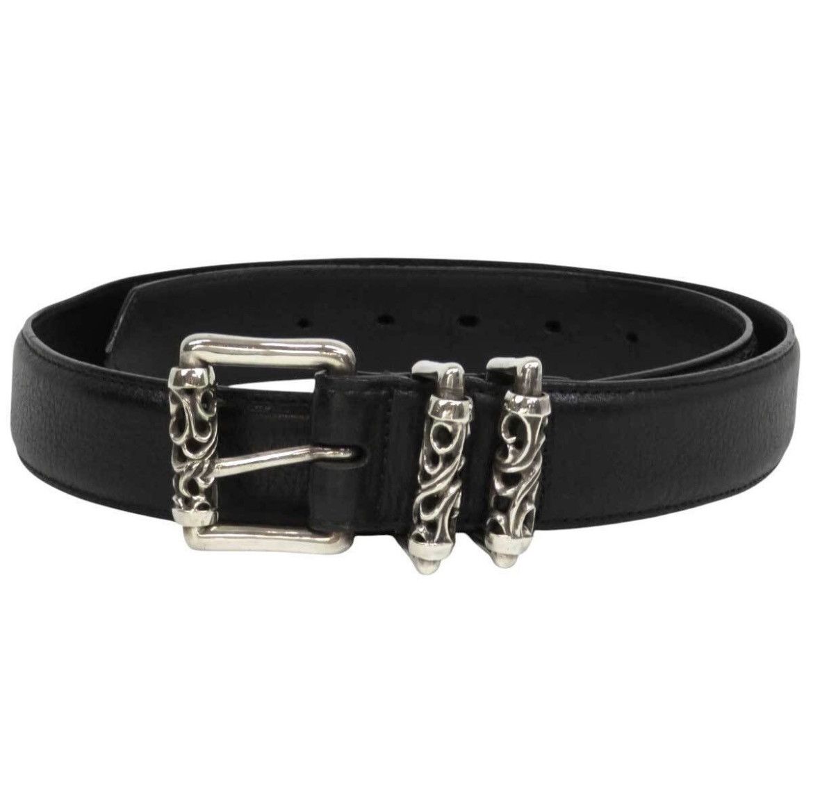 Chrome Hearts Chrome Hearts Celtic Roller Belt Unisex Black Size ONE SIZE - 2 Thumbnail