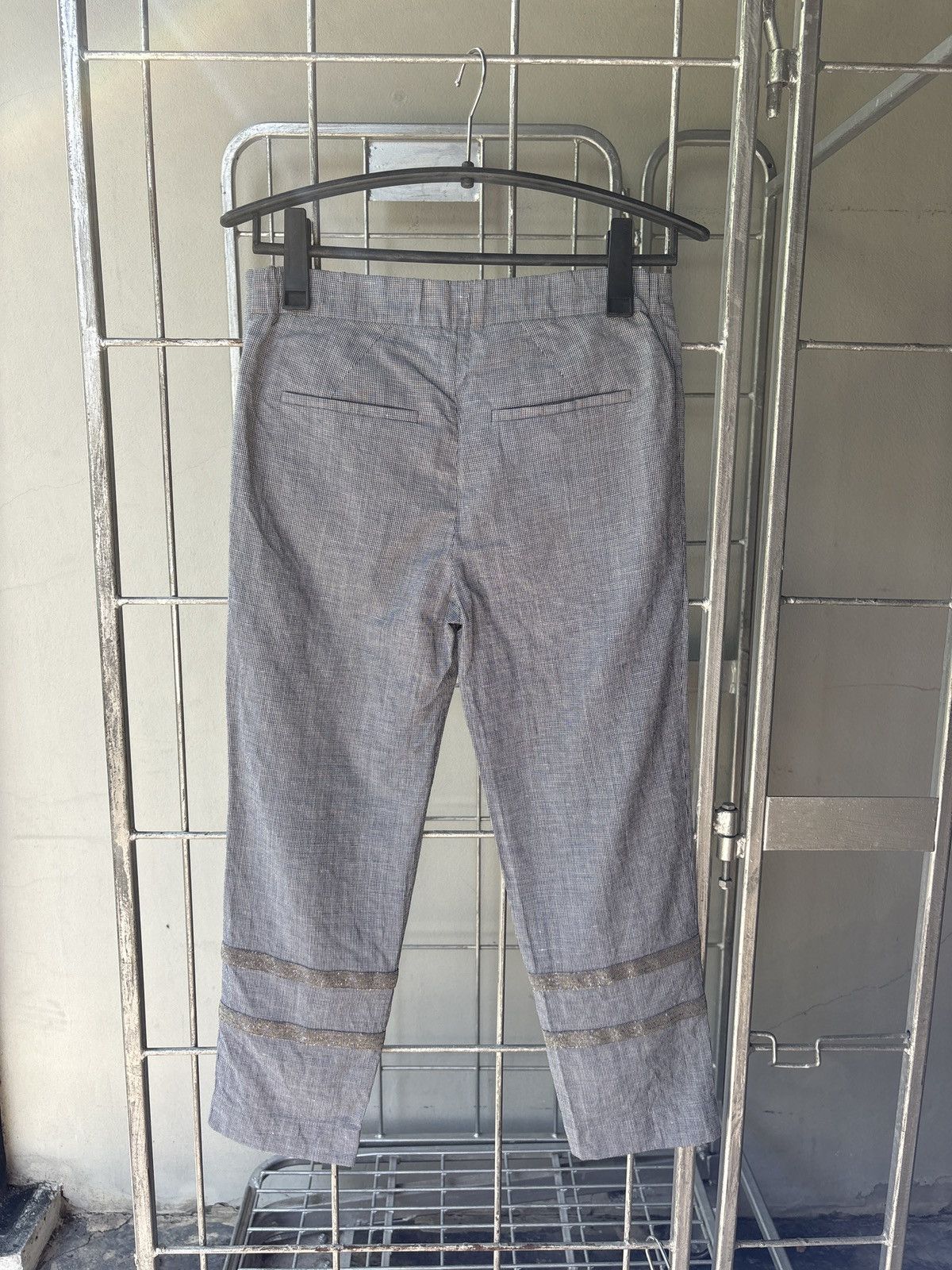 Brunello Cucinelli Brunello Cucinelli grey pants Size 25" / US 0 / IT 36 - 8 Thumbnail