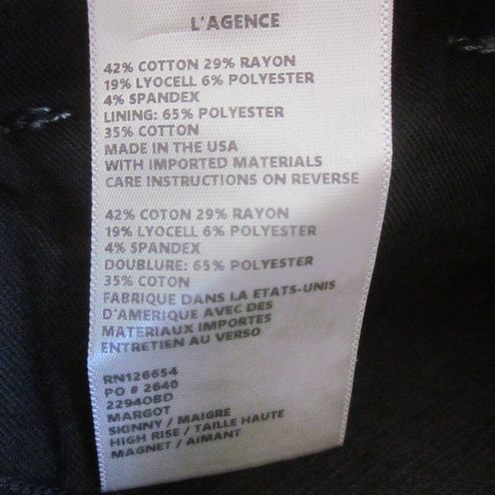 L'AGENCE L'Agence Paris Margot Jeans 24 Size 24" / US 00 / IT 34 - 8 Thumbnail