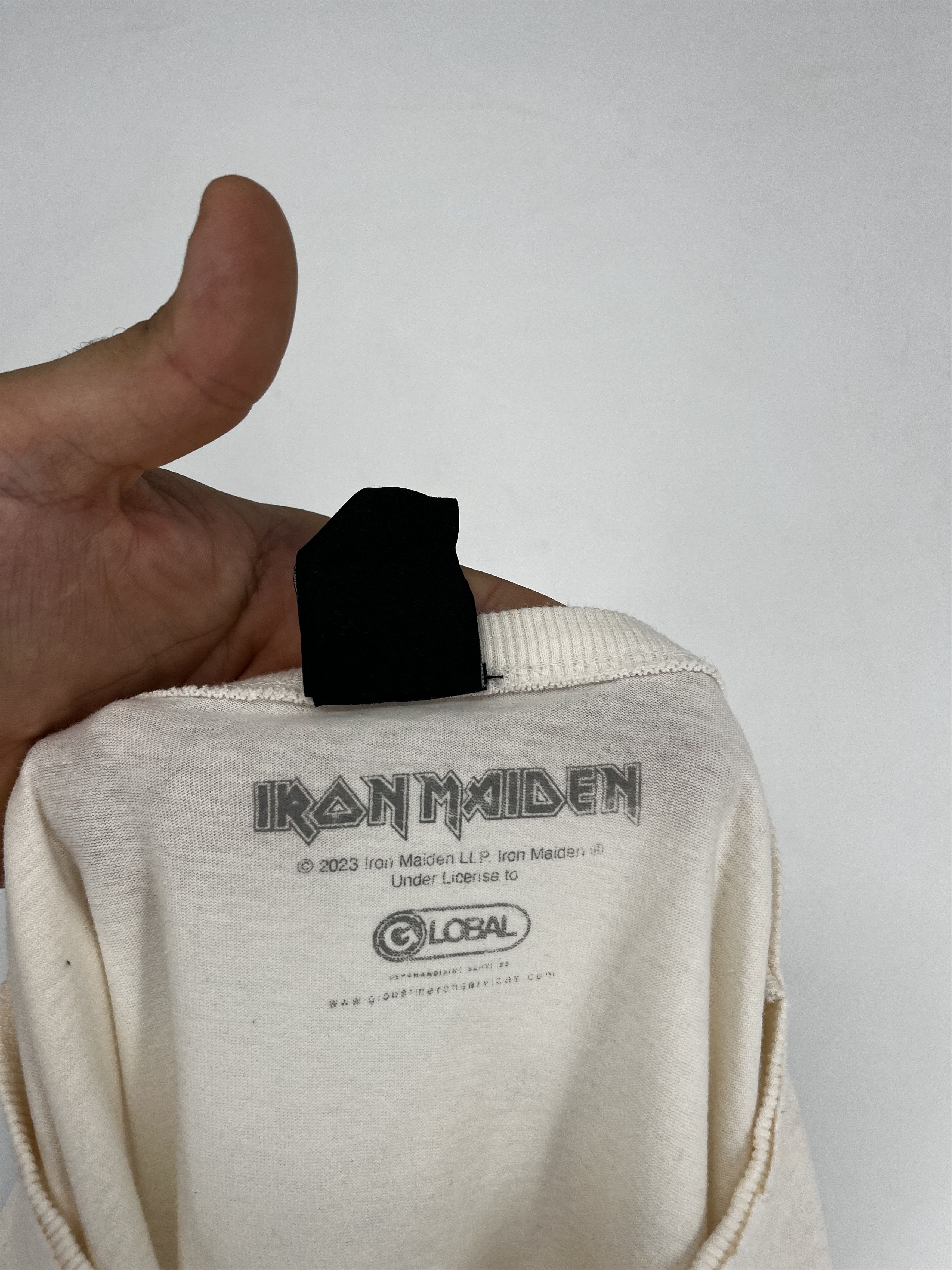 Band Tees × Vintage Vintage Y2K Iron Maiden Face Horror Tee Band Rock T Shirt Size US S / EU 44-46 / 1 - 10 Thumbnail