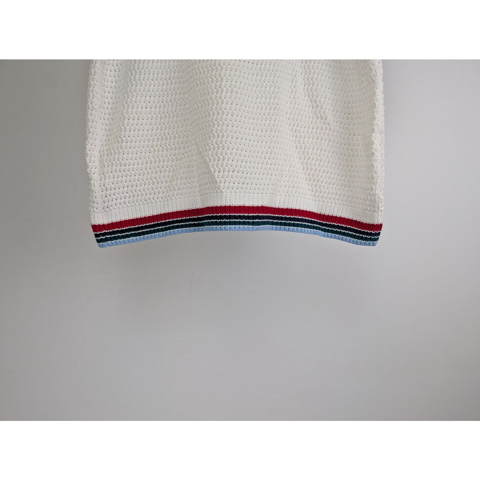 Casablanca o1rshd1 Sporty Faux Crochet Shirt in White Size US M / EU 48-50 / 2 - 10 Thumbnail