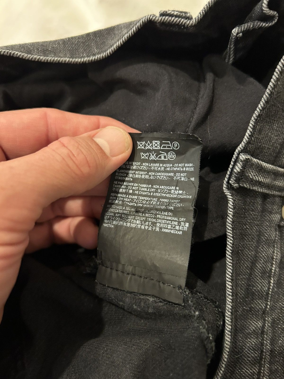 Saint Laurent Paris D02 faded black Jeans Size US 32 / EU 48 - 5 Thumbnail