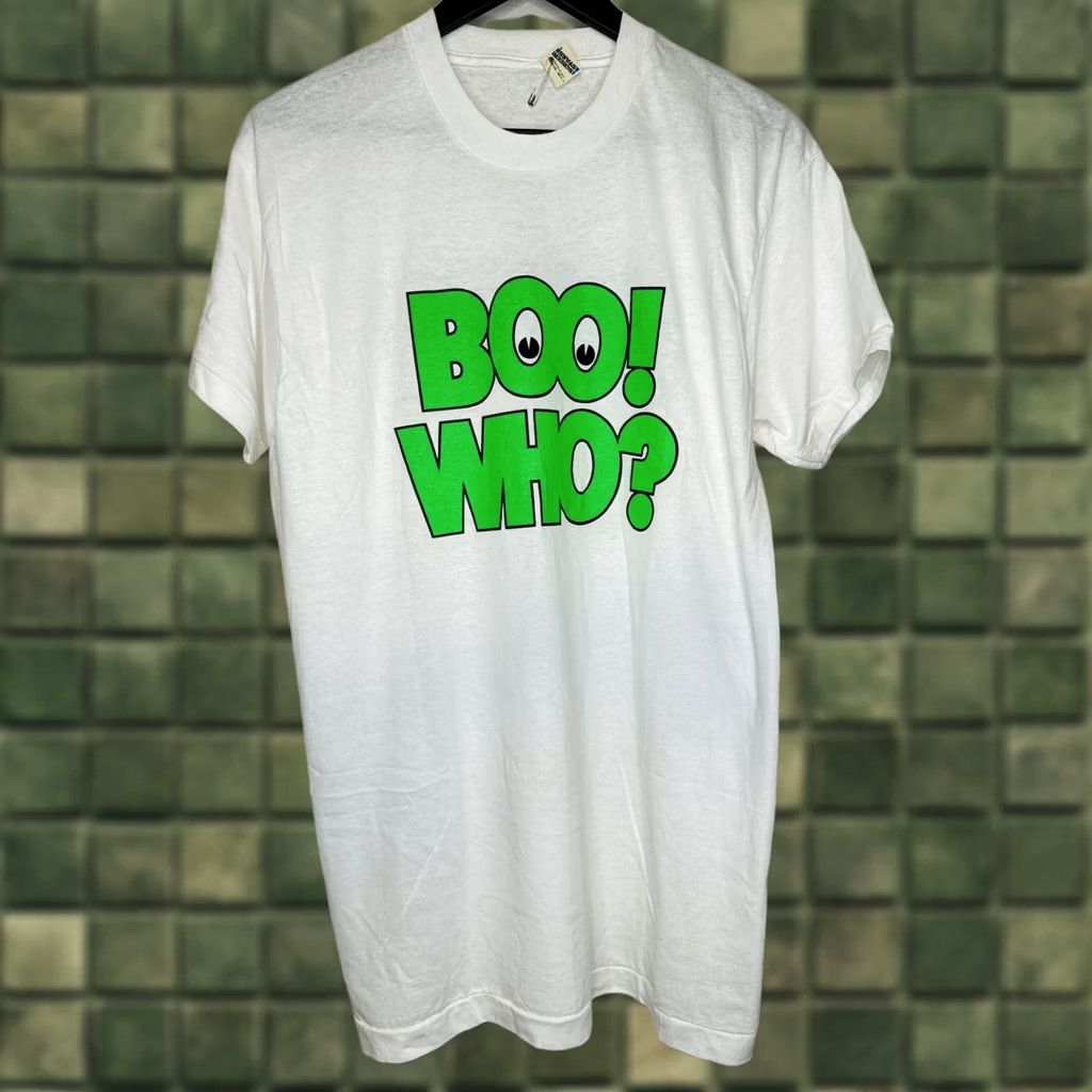 Vintage VINTAGE Beetlejuice Boo Who Movie Promo T Shirt Screen Stars White XL Shirt Mens 1980s Size US XL / EU 56 / 4 - 1 Thumbnail