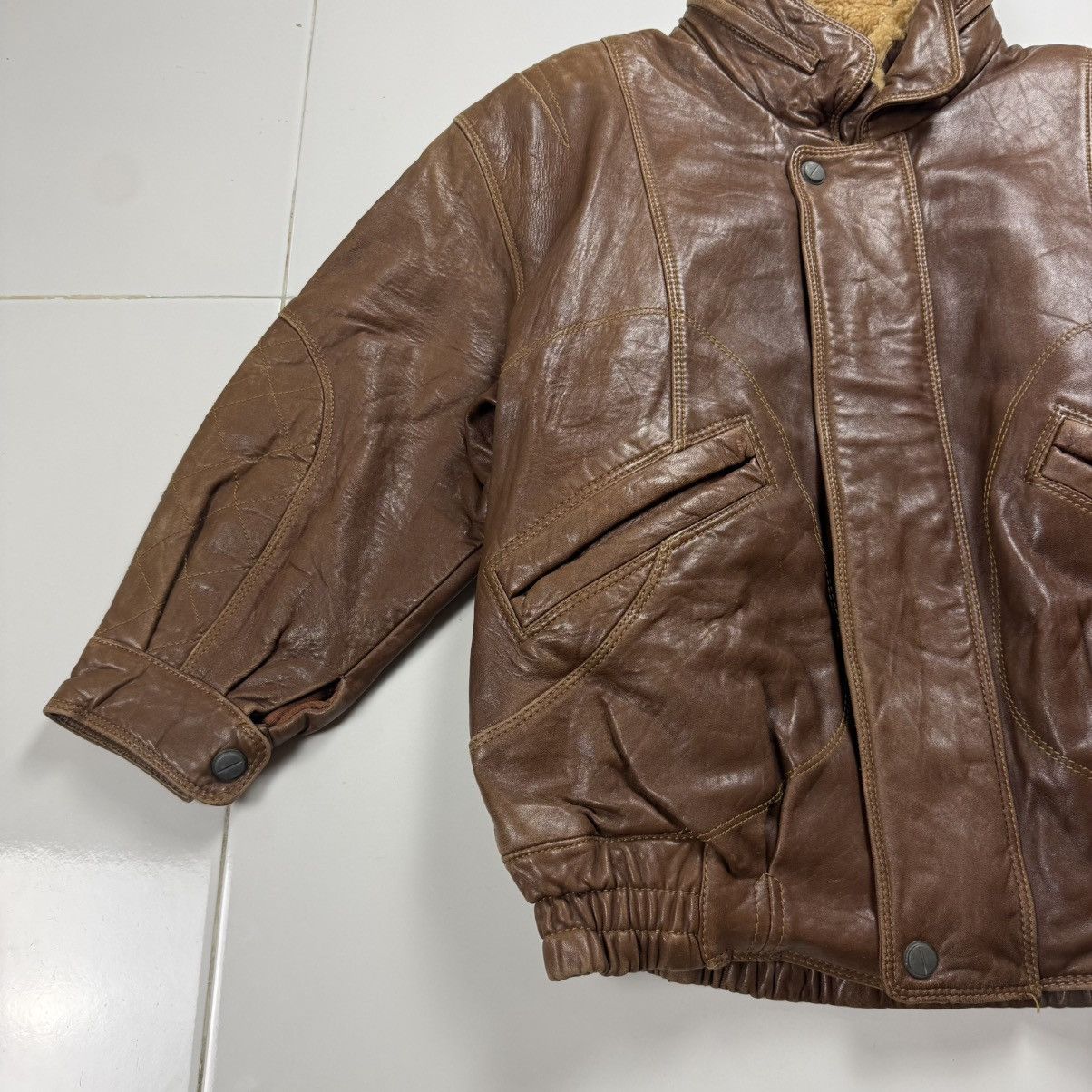 Vera Pelle Vintage Vera Pelle Made in Italy Leather Jacket Size US M / EU 48-50 / 2 - 3 Thumbnail