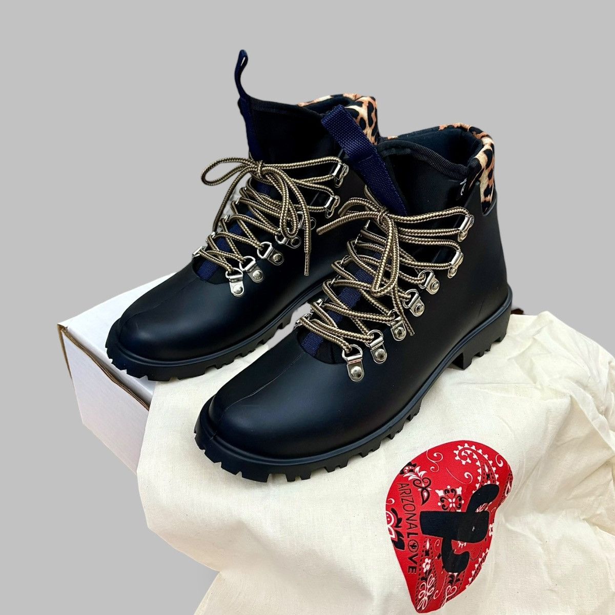 Other Arizona Love Women’s Black Boots Removable Sock Sz 6.5 (37) Size US 6.5 / IT 36.5 - 2 Thumbnail