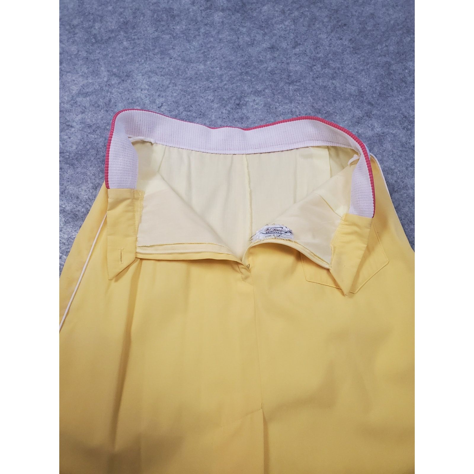 Other Womens VTG 70s Di Fini Originals Yellow 12 Midi Length Skirt Size 34" / US 12 / IT 48 - 9 Thumbnail