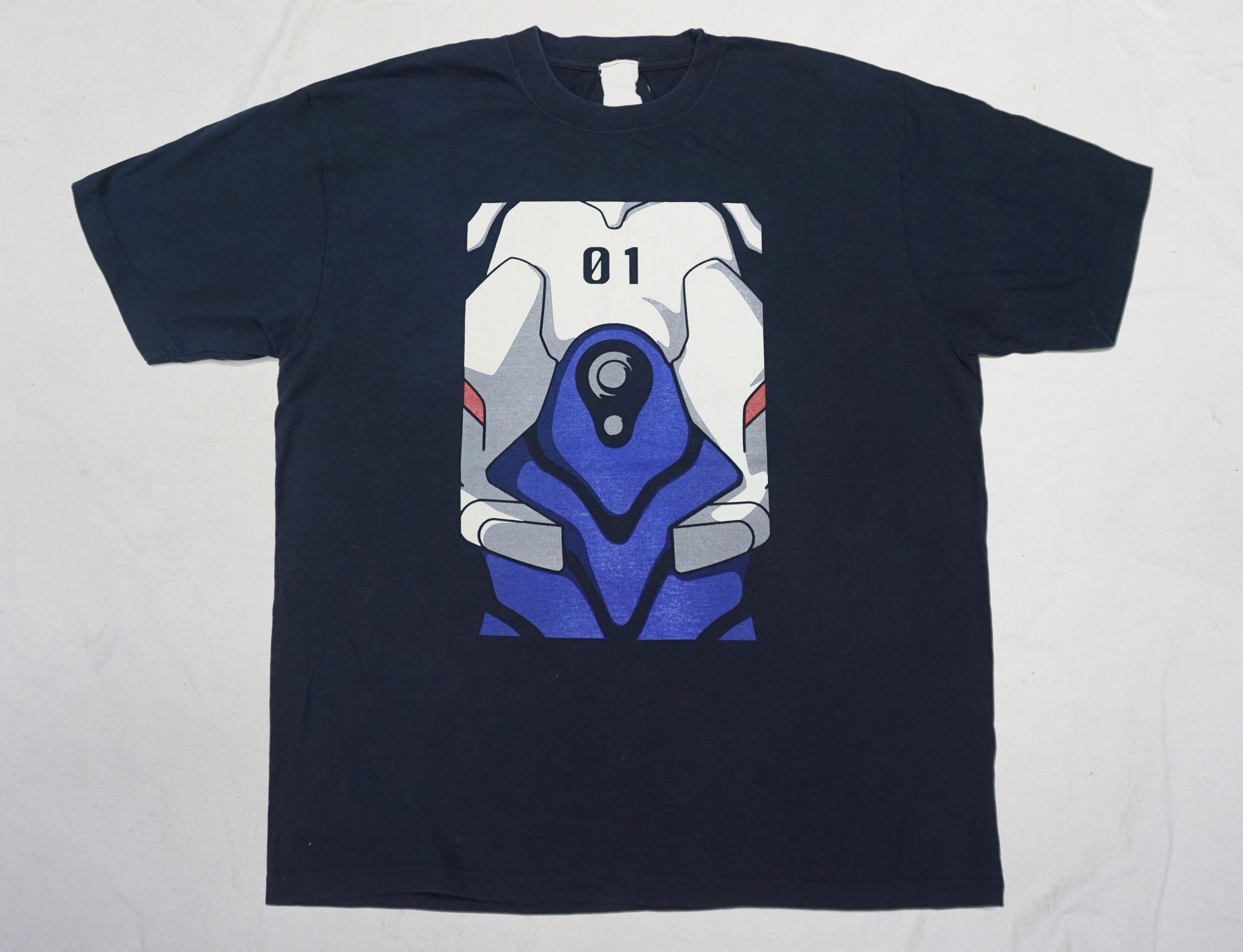 Anime × Vintage 90's Neon Genesis Evangelion "Shinji Ikari" Suit 01 T-shirt Size US XL / EU 56 / 4 - 1 Thumbnail