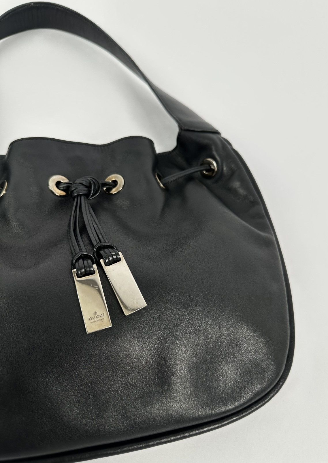 Gucci Gucci - Jackie Hobo - Leather Drawstring Shoulder Bag Size ONE SIZE - 4 Thumbnail