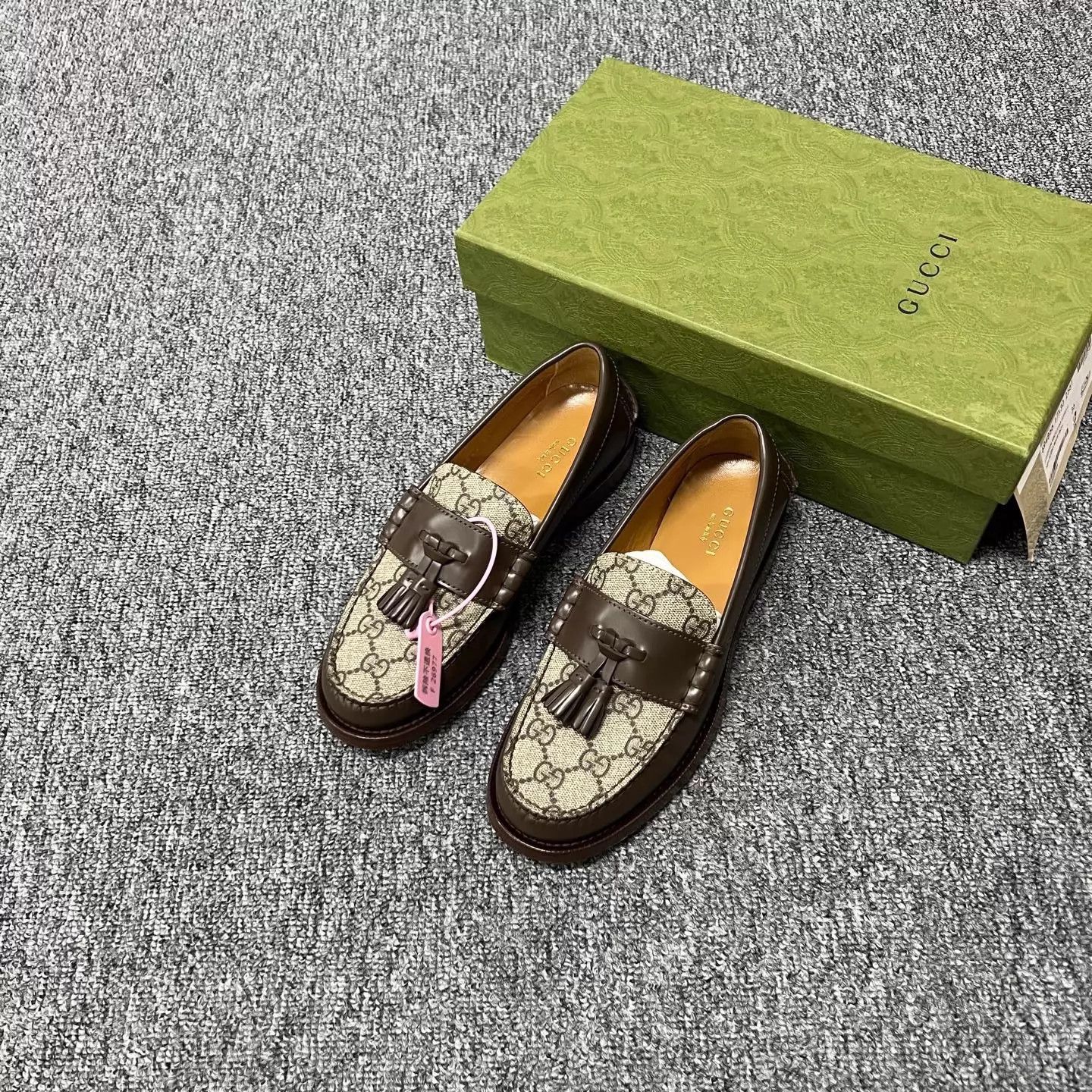 Gucci Gucci Tassel GG Monogram Color-Blocked Loafers Women's 36 Size US 5.5 / IT 35.5 - 1 Thumbnail