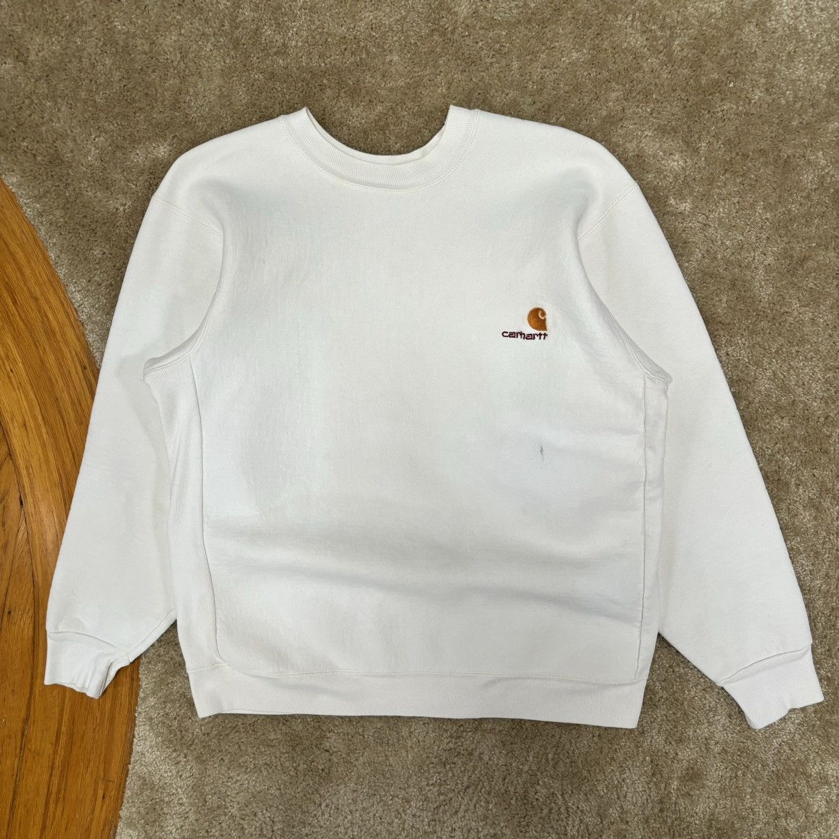Carhartt × Vintage Vintage Carhartt Embroidered Crewneck Sweatshirt Large Size US L / EU 52-54 / 3 - 2 Thumbnail