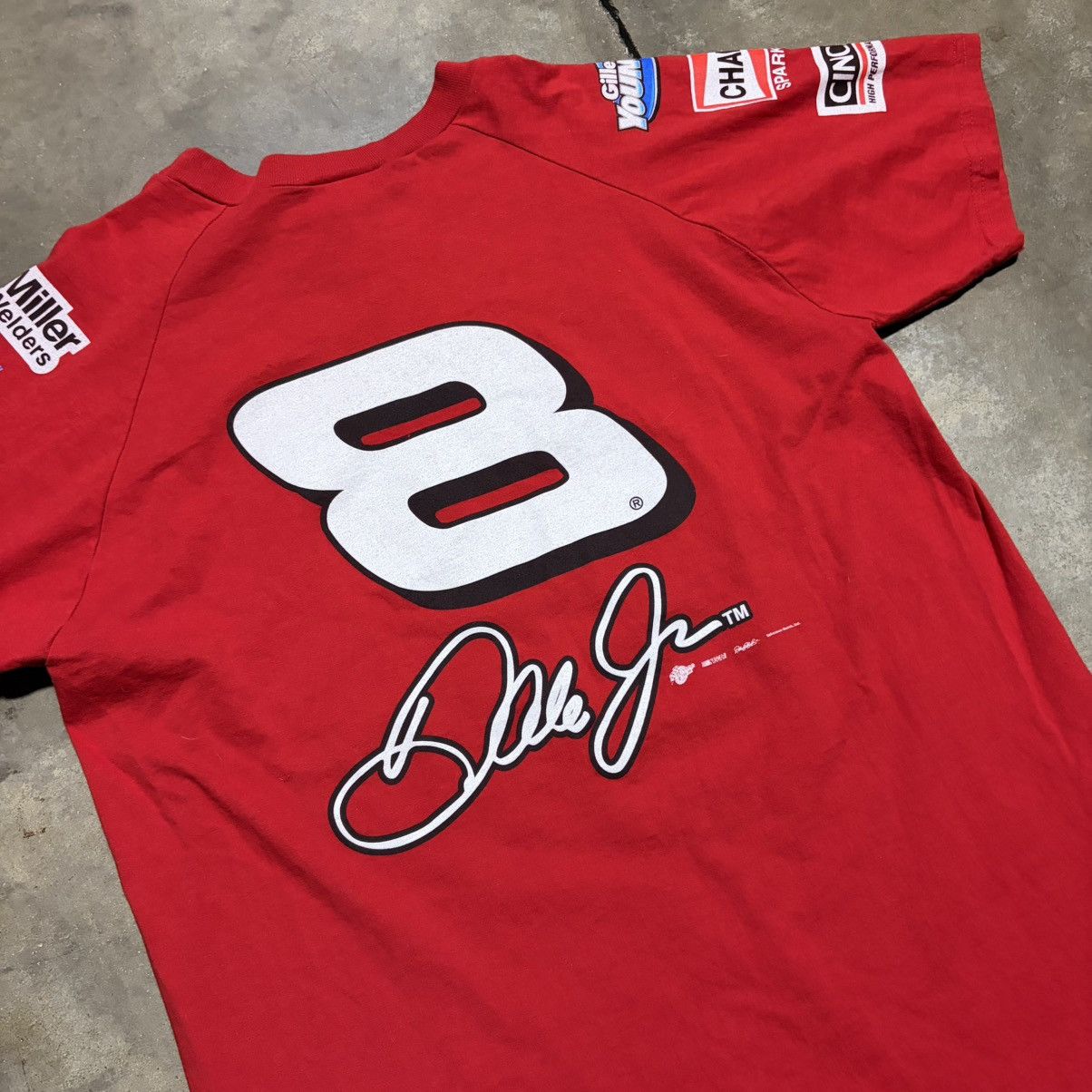 NASCAR Vintage Dale Earnhardt NASCAR T Shirt Bud Racing Graphic Y2K Size US L / EU 52-54 / 3 - 8 Thumbnail