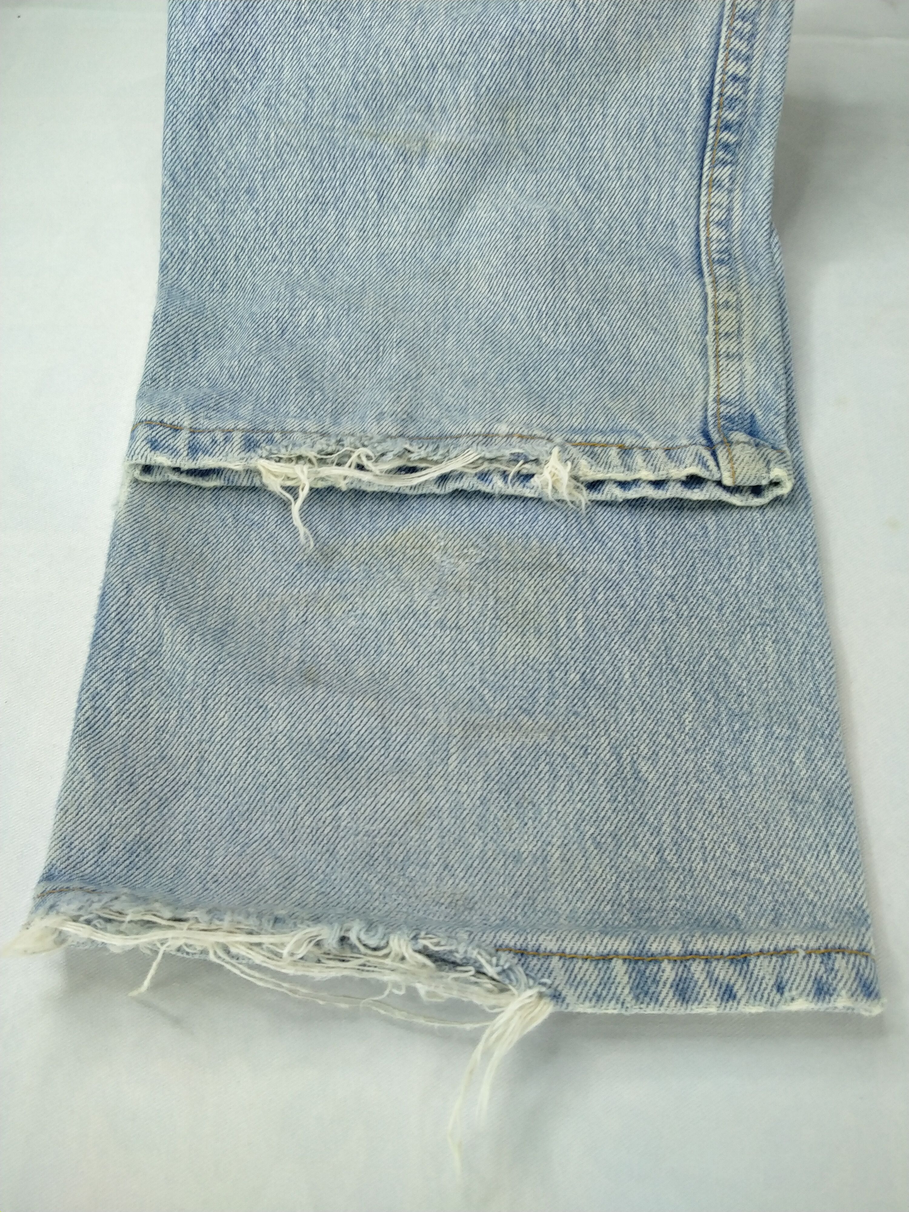 Levi's Light Wash Vintage Levi's 501 Patchwork USA Denim -JN509 Size US 31 - 12 Thumbnail