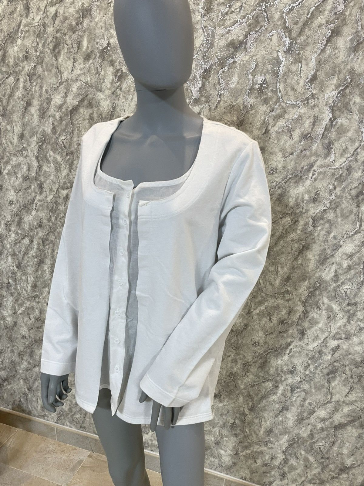 Black Label × Rundholz Rundholz Black Label Womens White Cardigan Size XL Size XL / US 12-14 / IT 48-50 - 3 Thumbnail