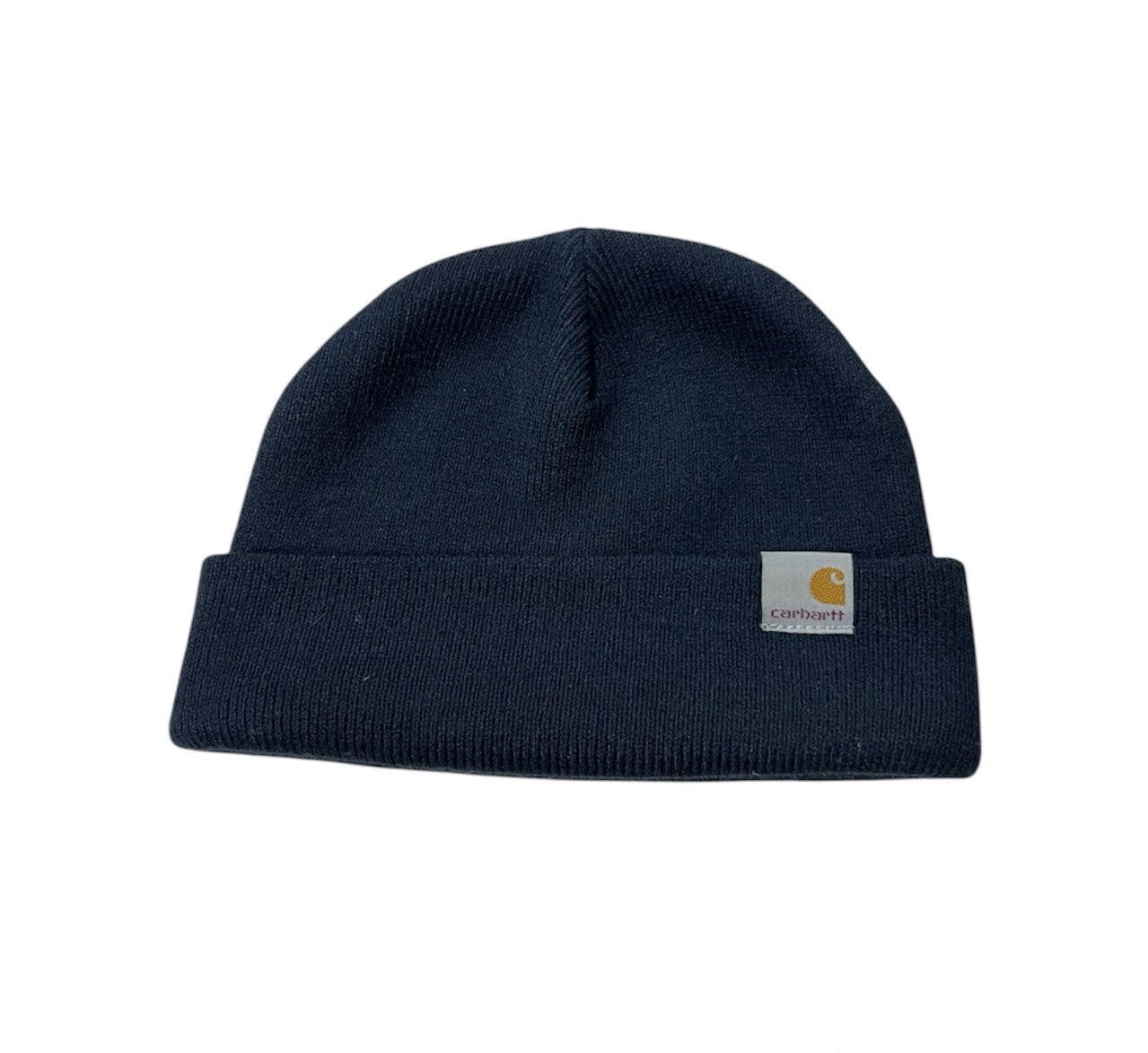 Carhartt Vintage Carhartt stratus hat low y2k knitted navy beanie hat Size ONE SIZE - 1 Thumbnail
