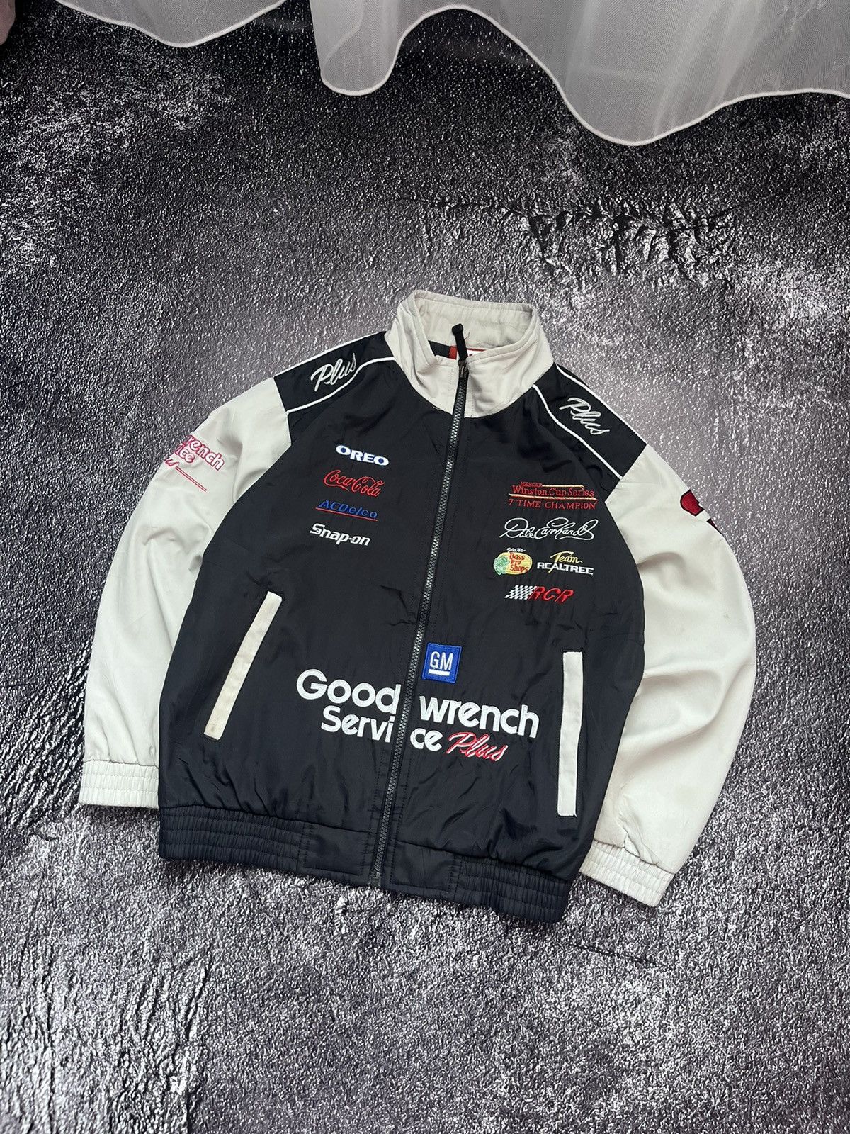 Chase Authentics Vintage Nascar Chase Authentics Goodwrench Black Jacket GM Size US XS / EU 42 / 0 - 2 Thumbnail