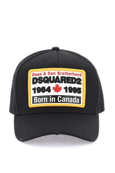 image of Dsquared2 O1S22I1N0324 Baseball Cap In Black, Men's