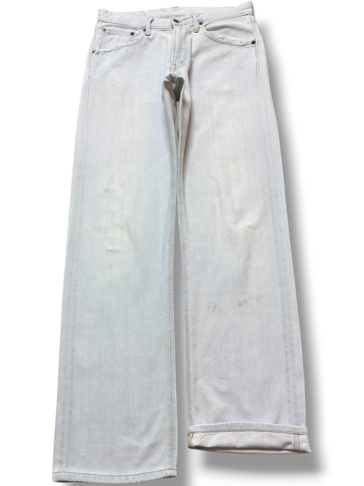 Edwin Vintage Edwin 505zx Selvedge Light Wash Denim Size US 31 - 1 Thumbnail