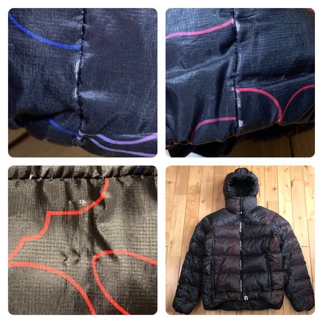 Bape BAPE Pencil Neon camo Down Jacket a bathing ape Size US M / EU 48-50 / 2 - 6 Thumbnail