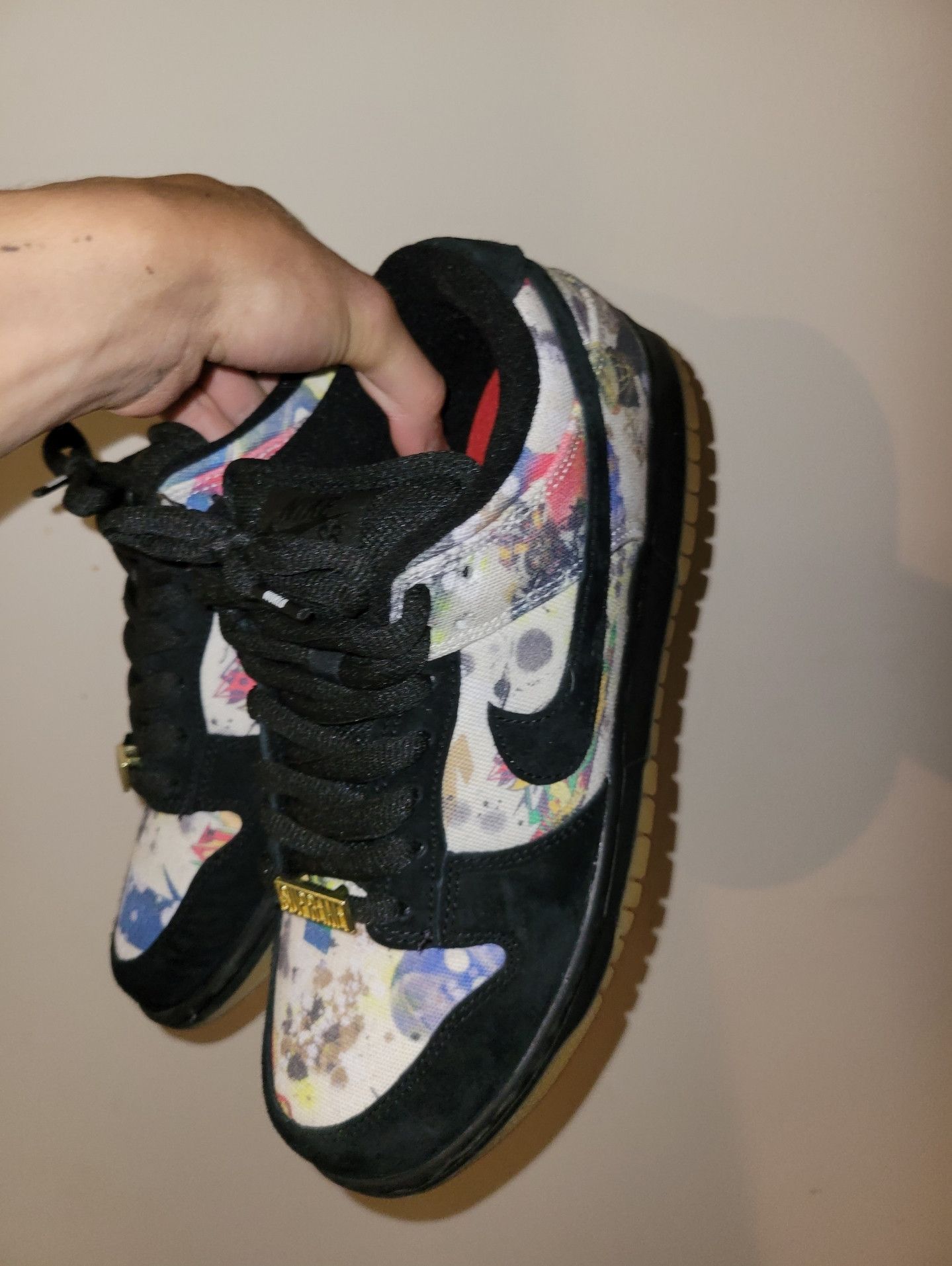 Nike × Supreme Supreme x Nike Dunk Low "Rammellzee" Size US 8 / EU 41 - 2 Thumbnail