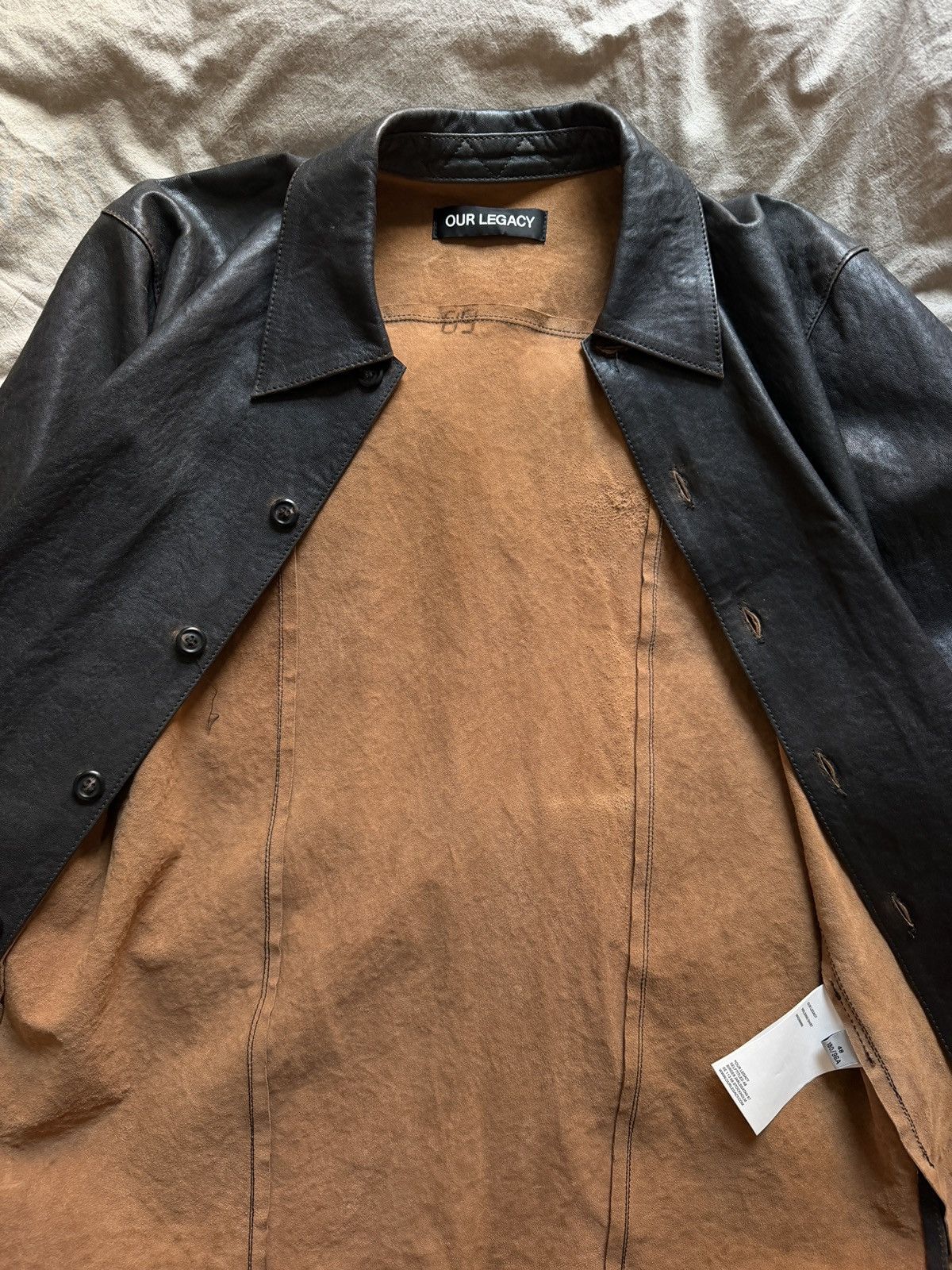 Our Legacy Our Legacy - Lambskin Welding Shirt Size US M / EU 48-50 / 2 - 7 Thumbnail
