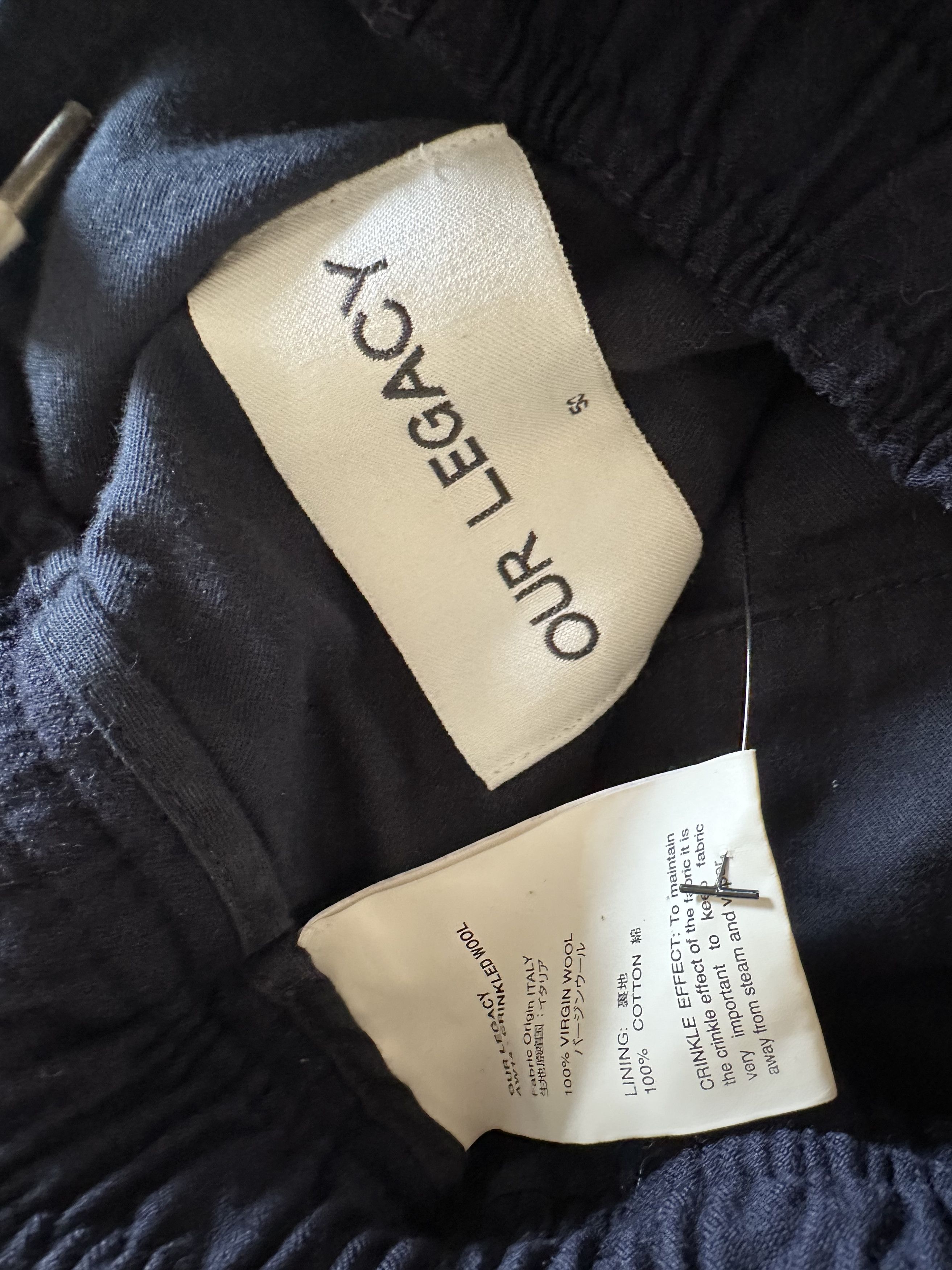 Our Legacy Our Legacy Wool Drawstring Trousers Size US 32 / EU 48 - 5 Thumbnail
