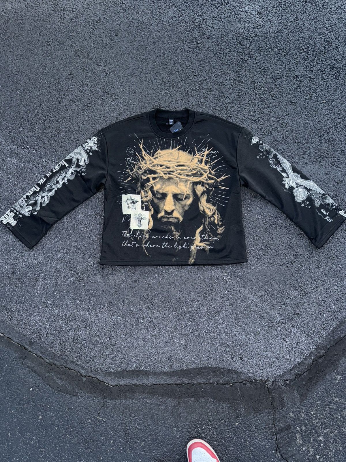 Other × Vintage Jesus Graphic Long Sleeve Shirt Size US XL / EU 56 / 4 - 1 Thumbnail