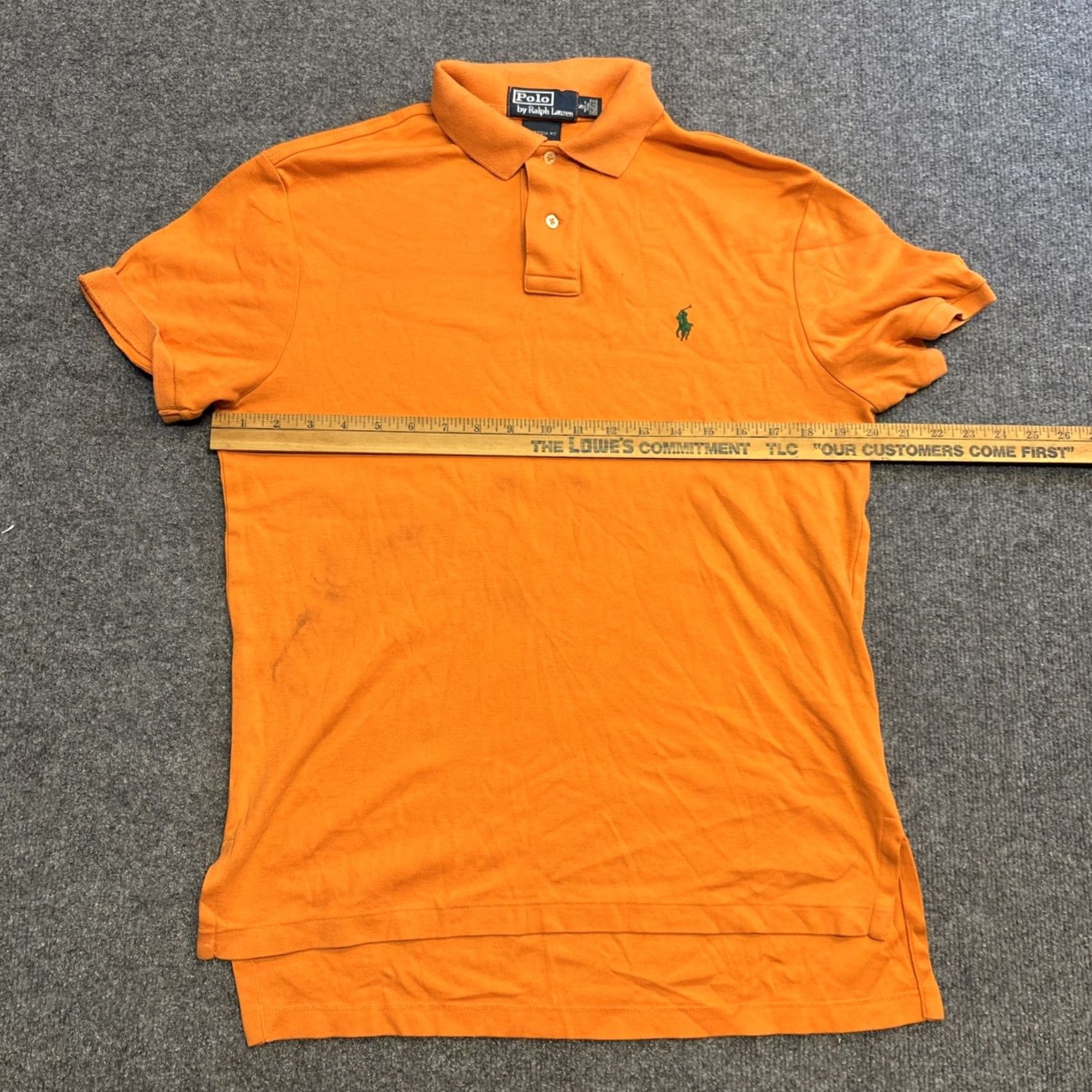 Polo Ralph Lauren VINTAGE Polo Ralph Lauren Collared Polo Men’s Small Orange Custom Fit Mens S Polo Shirt Size US S / EU 44-46 / 1 - 4 Thumbnail