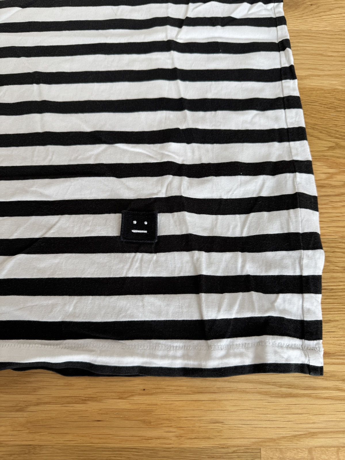 Acne Studios Acne Studios face striped Rigoletto t-shirt PSS16 Size L / US 10 / IT 46 - 2 Thumbnail