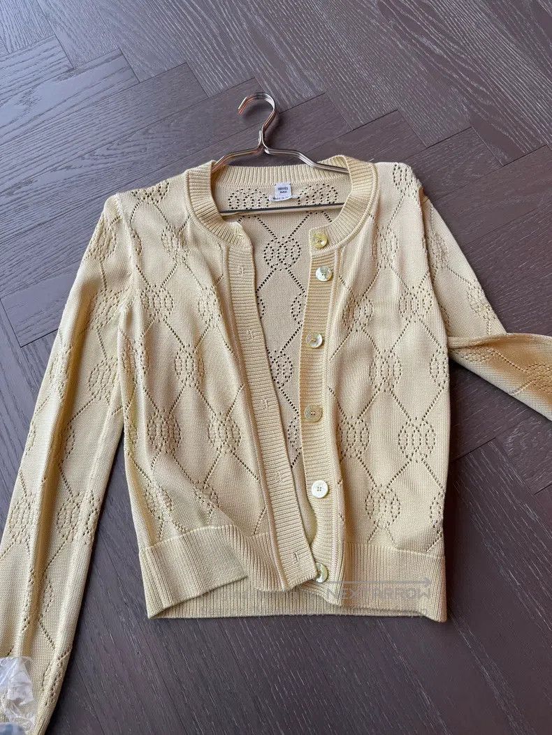 Hermes Hermes Cardigan with lace design Size XS / US 0-2 / IT 36-38 - 1 Thumbnail