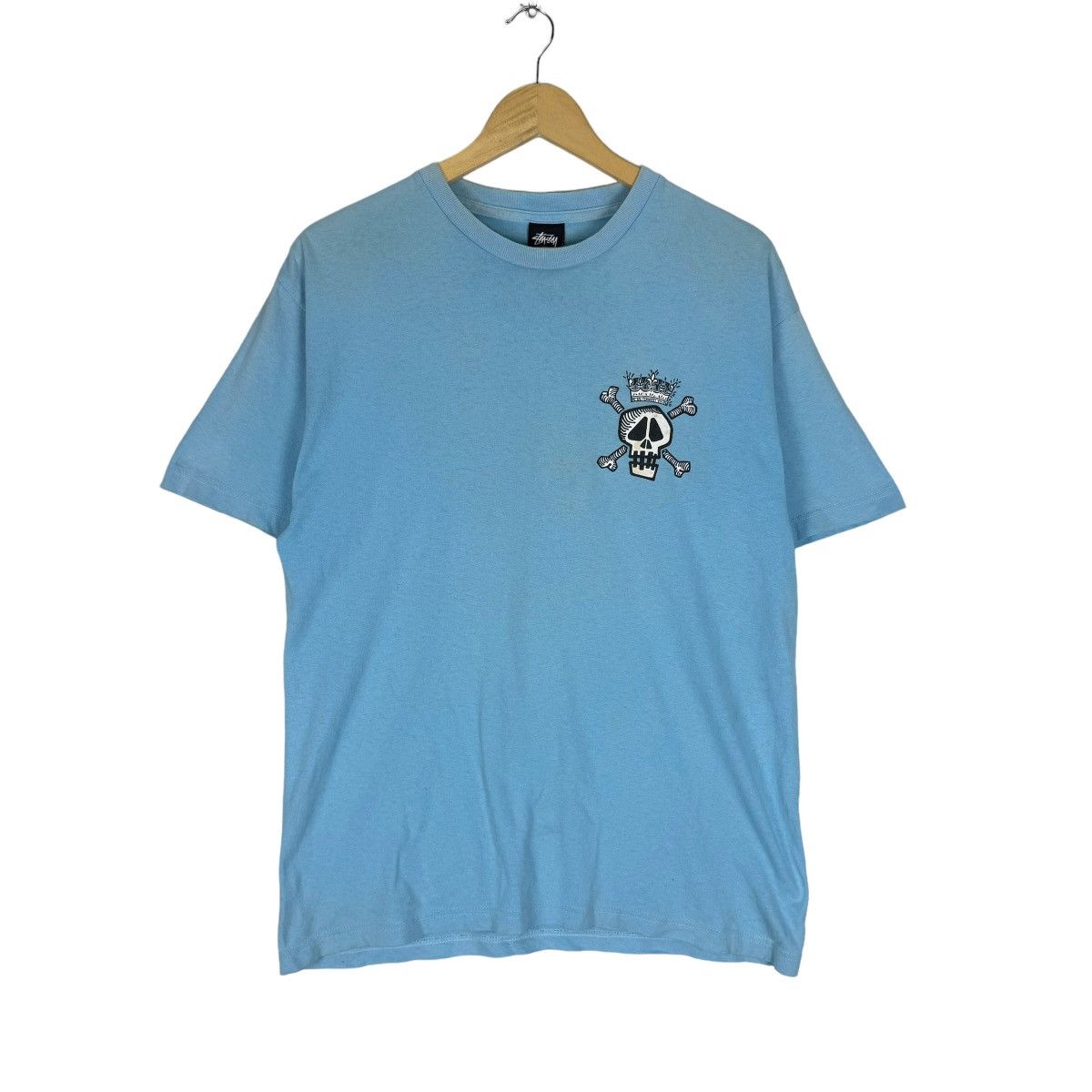 Stussy ❄️STUSSY CROSS SKULLS BONES TSHIRT Size US L / EU 52-54 / 3 - 2 Thumbnail