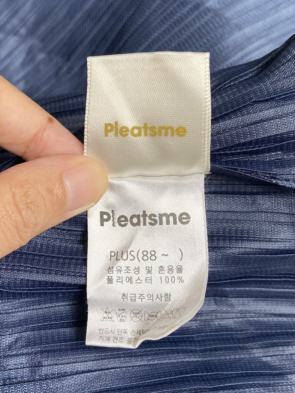 Designer × Japanese Brand PLEATSME Blue Pleats Blazers Size XS / US 0-2 / IT 36-38 - 7 Thumbnail