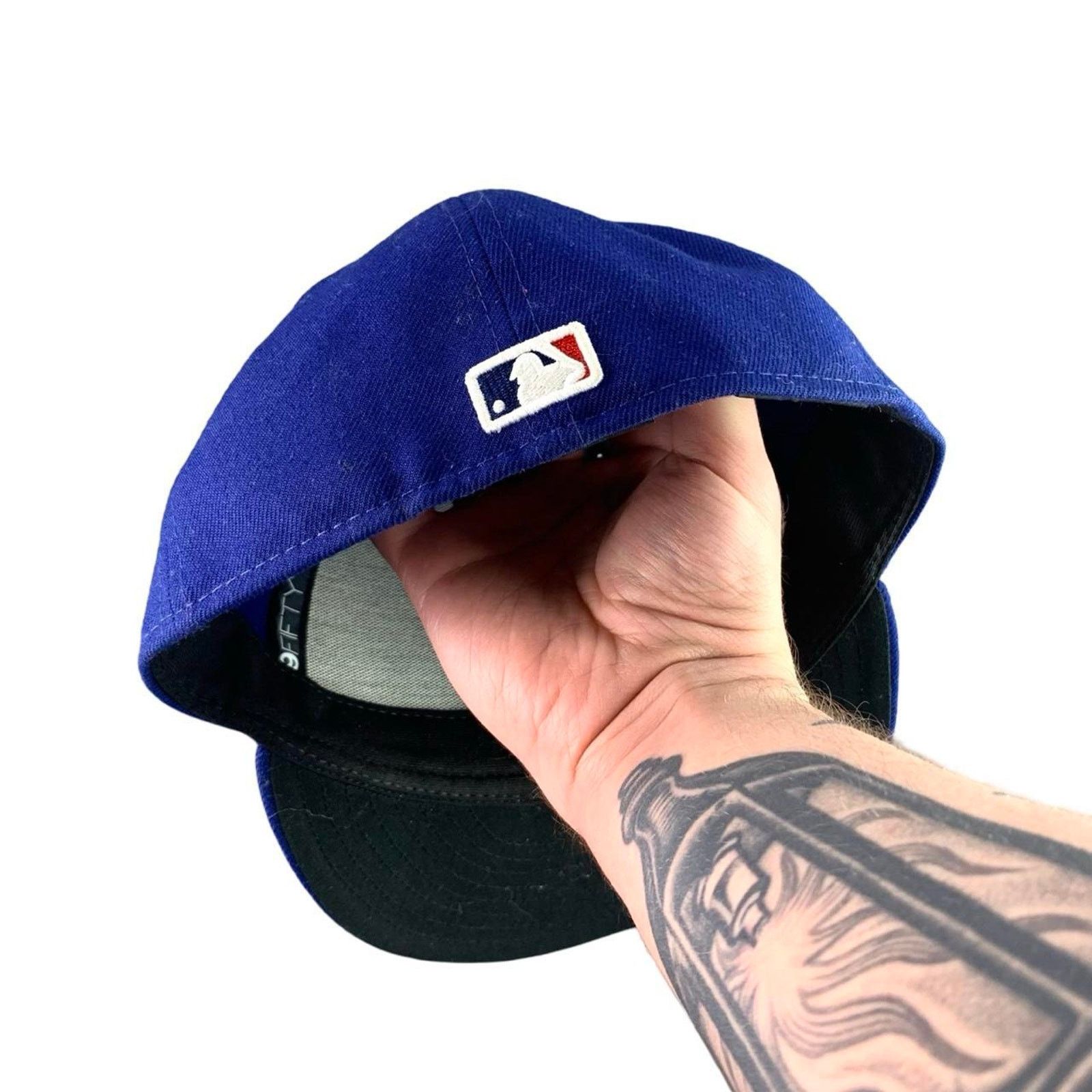 New Era New Era Embroidered LA Dodgers Fitted Cap Size ONE SIZE - 4 Thumbnail