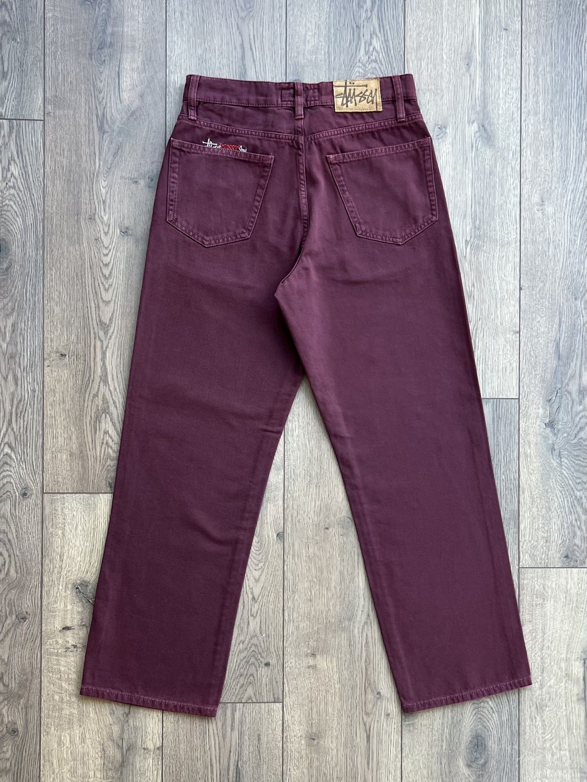 Stussy Stussy Classic Jean Washed Canvas Wine 30 Size US 30 / EU 46 - 2 Thumbnail