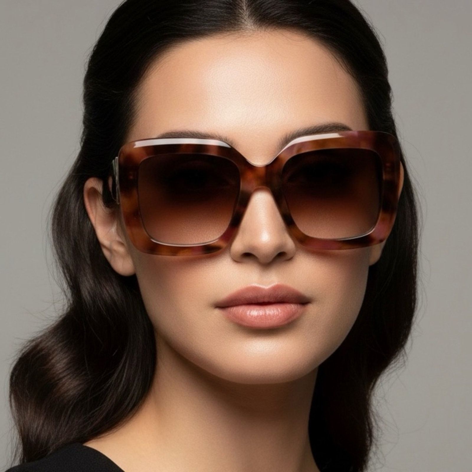 Furla Elegant Brown Glasses New! Furla SFU883 01GQ Elegant Brown Sunglasses, Authentic main image 2